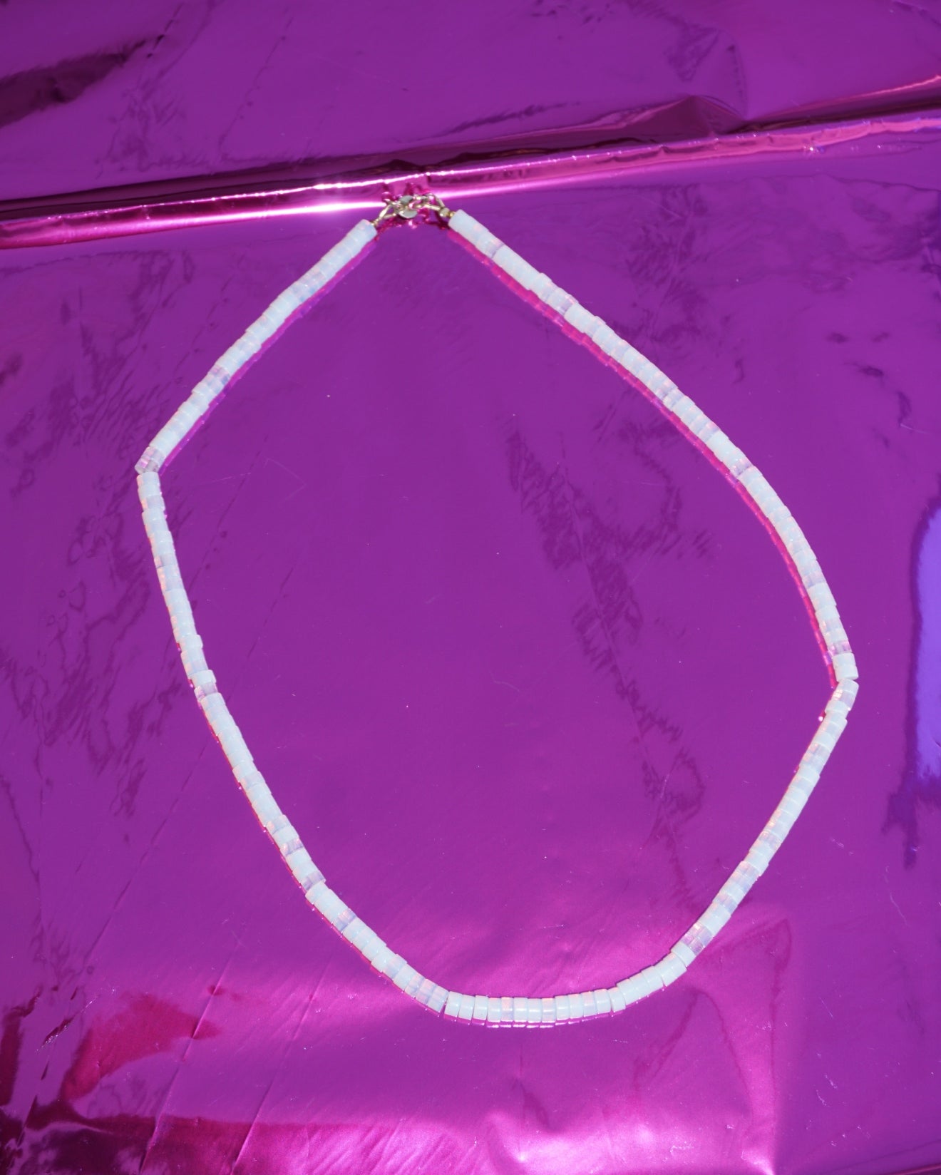 Collar Corcuera - Opalina Blanca