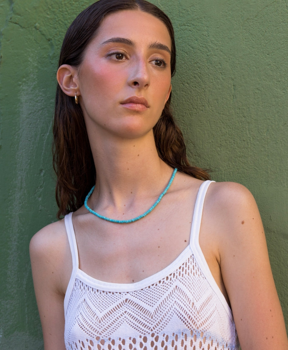 Corcuera Necklace - Blue Turquoise