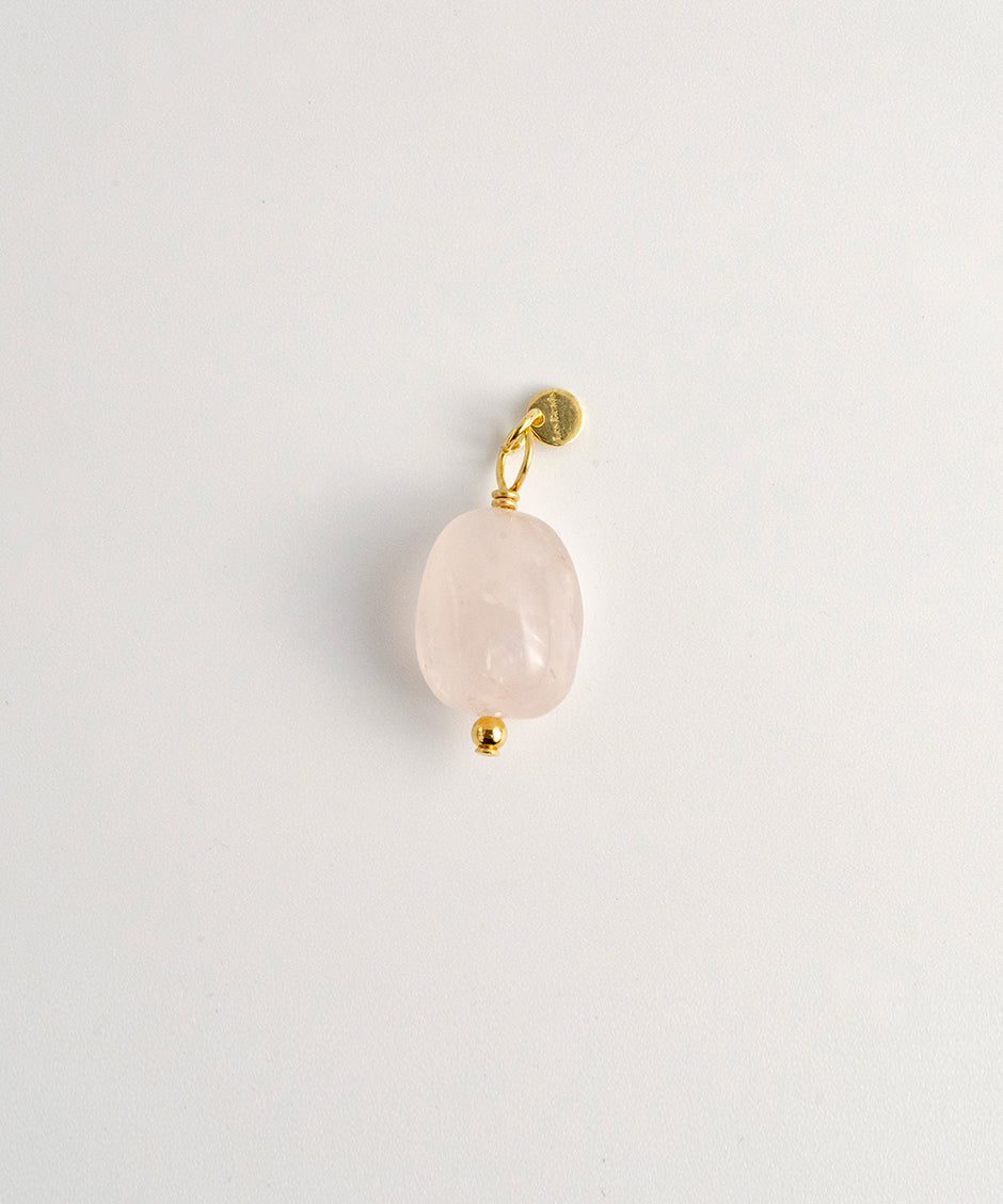 Agusan Pink Quartz Stone Charm