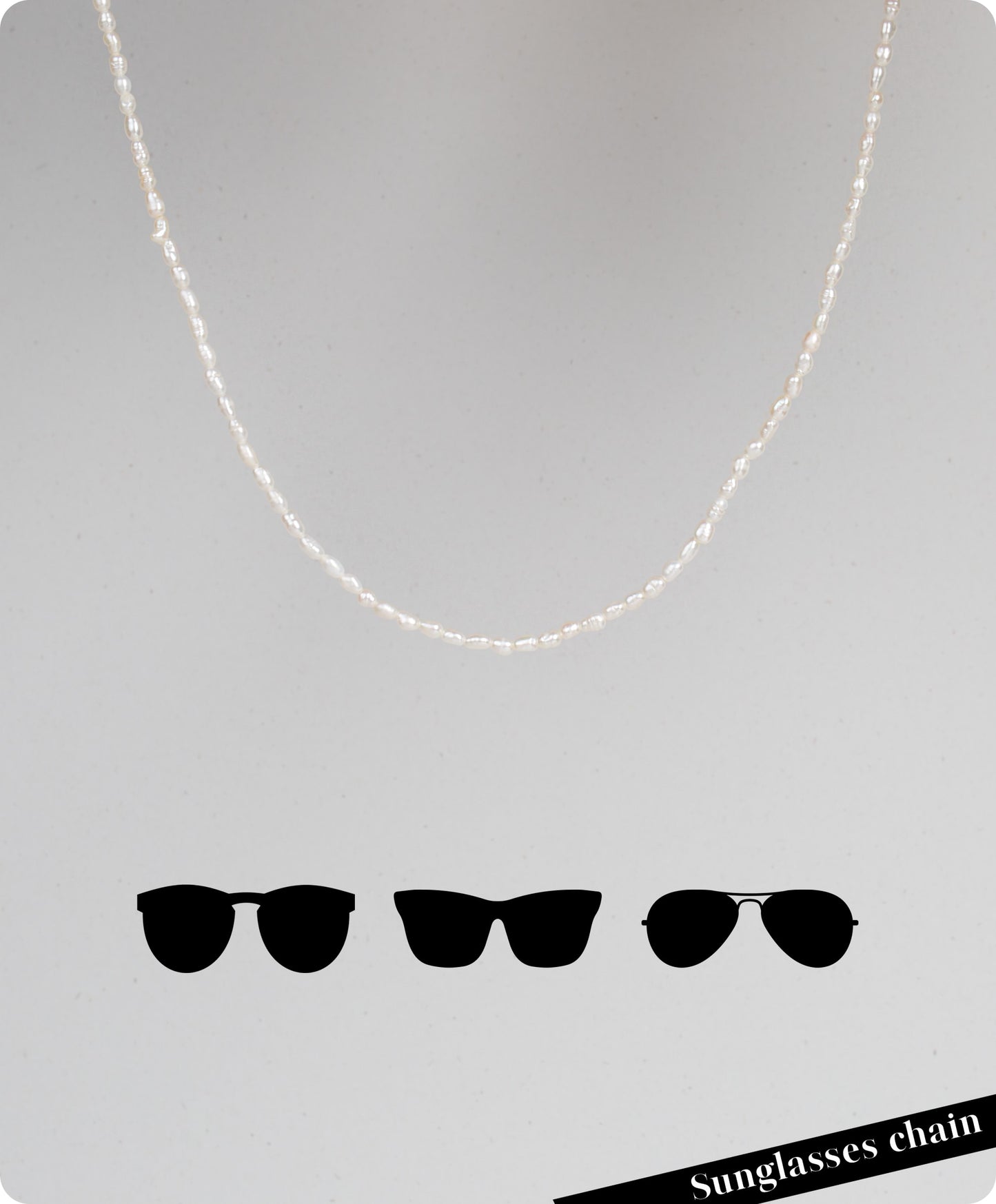 Cadena para Gafas Perlas Banton