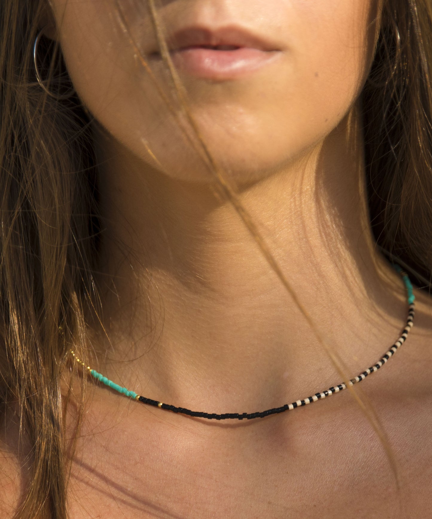 Nonoc Asymmetric Gold Necklace