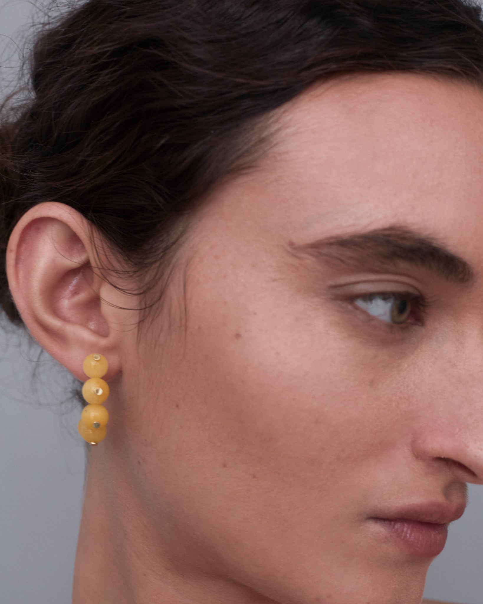 Seribu Jade Earrings - Yellow