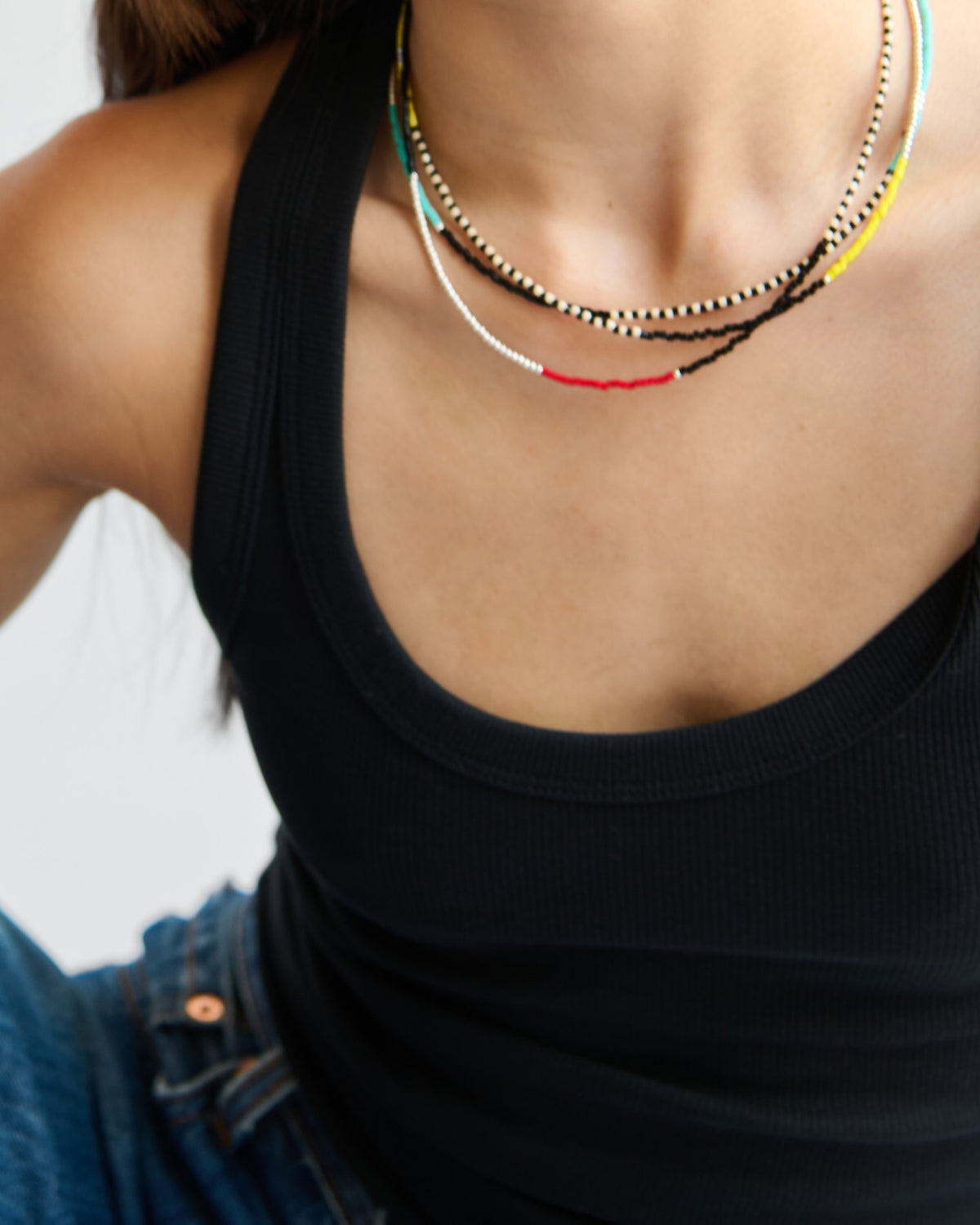 Sabtang Asymmetric Silver Necklace
