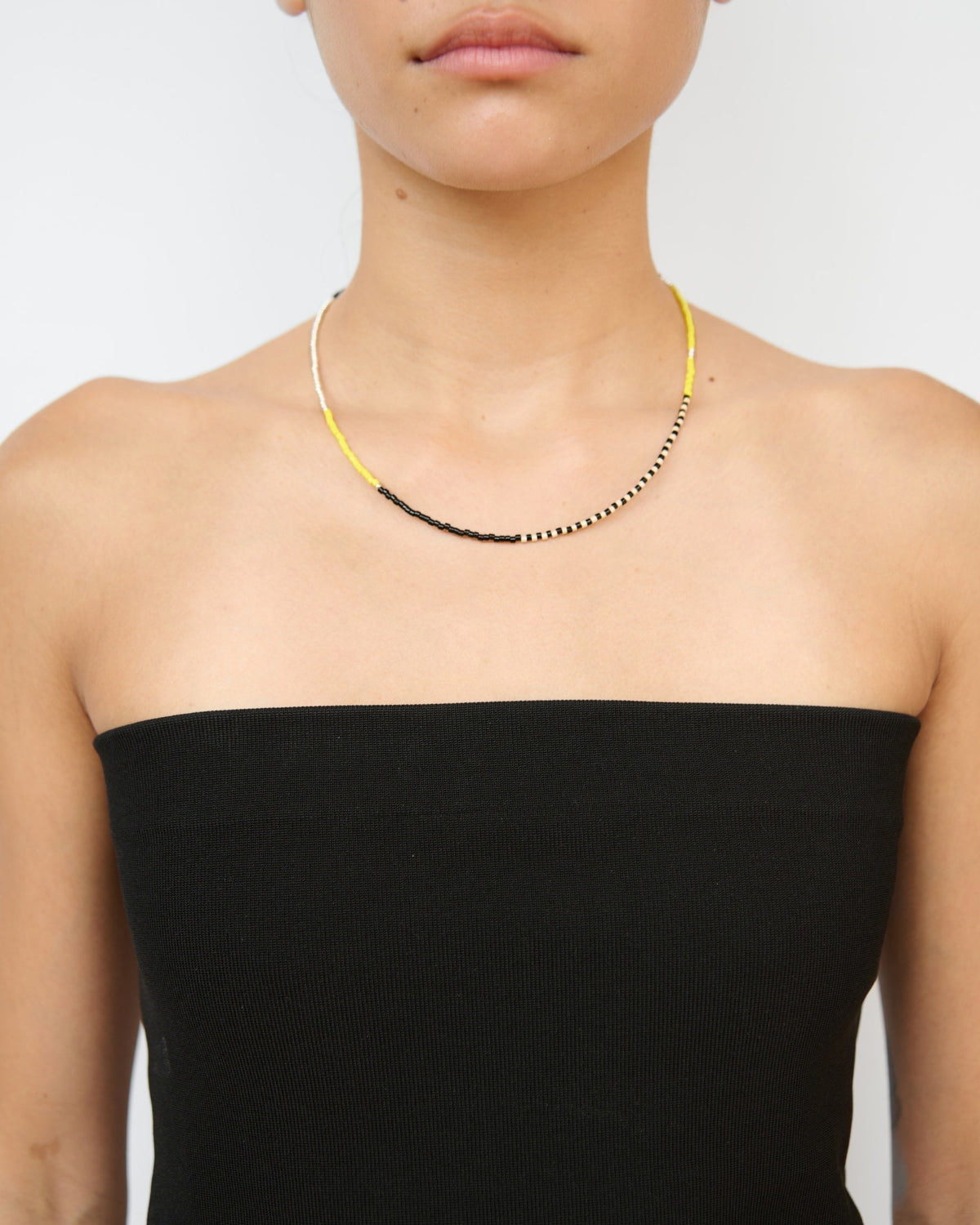 Palasan Asymmetric Silver Necklace