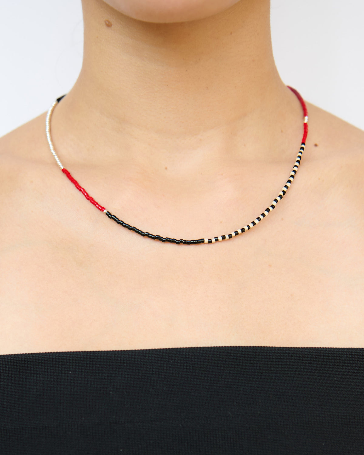Sabtang Asymmetric Silver Necklace
