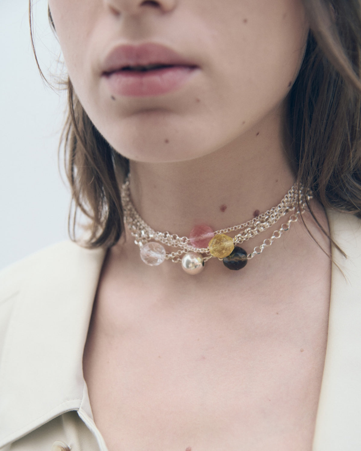 Bisaya Silver Choker