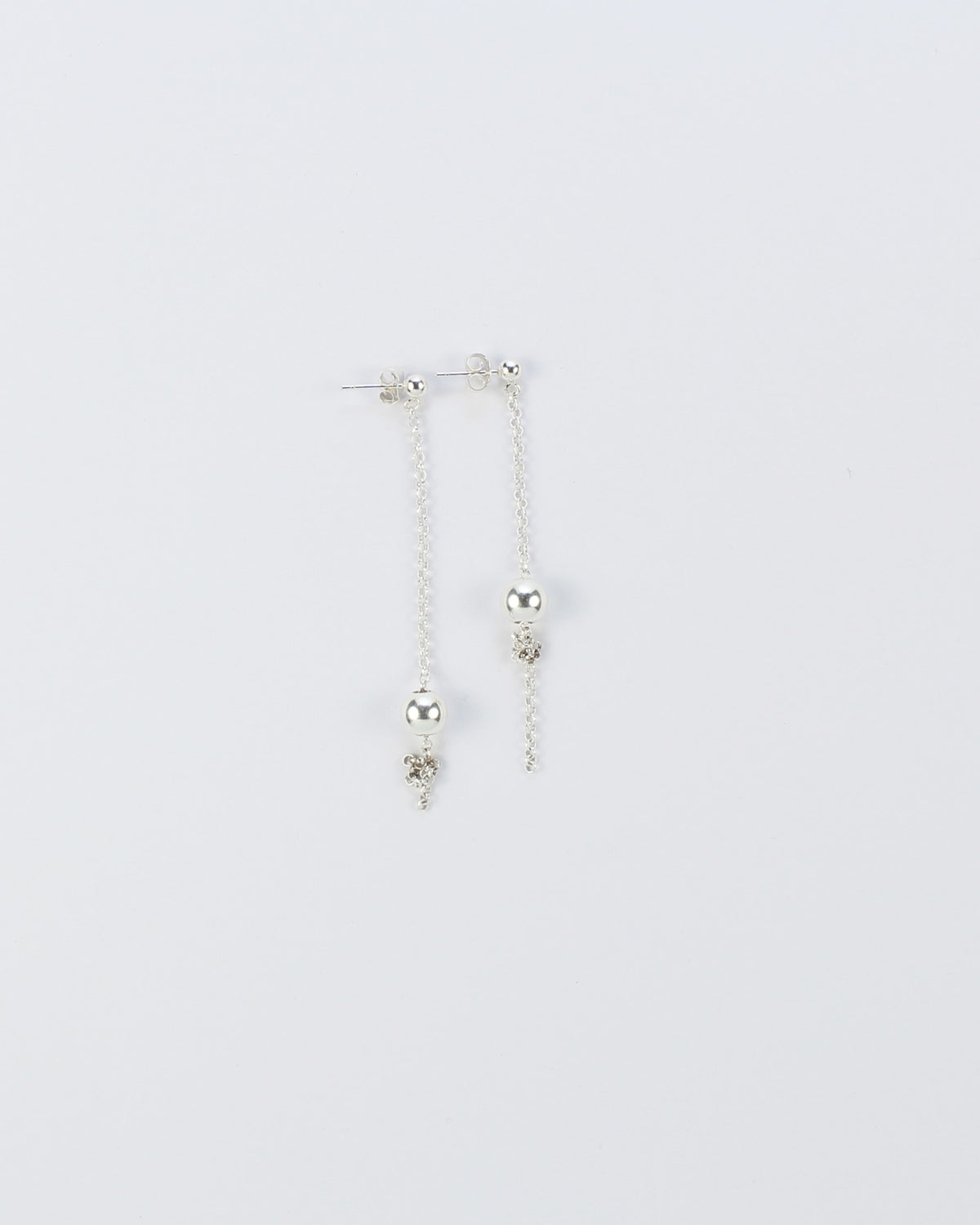 Bisaya Silver Knot Earrings