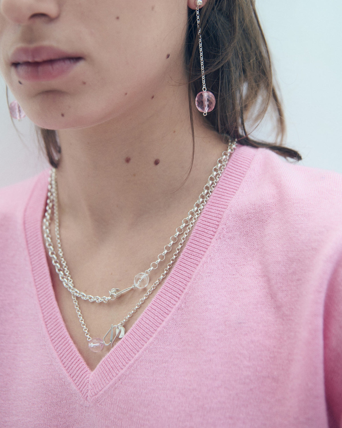 Bisaya Silver Chain Necklace - Bisaya-silver-chain-large-les-beads-01.jpg