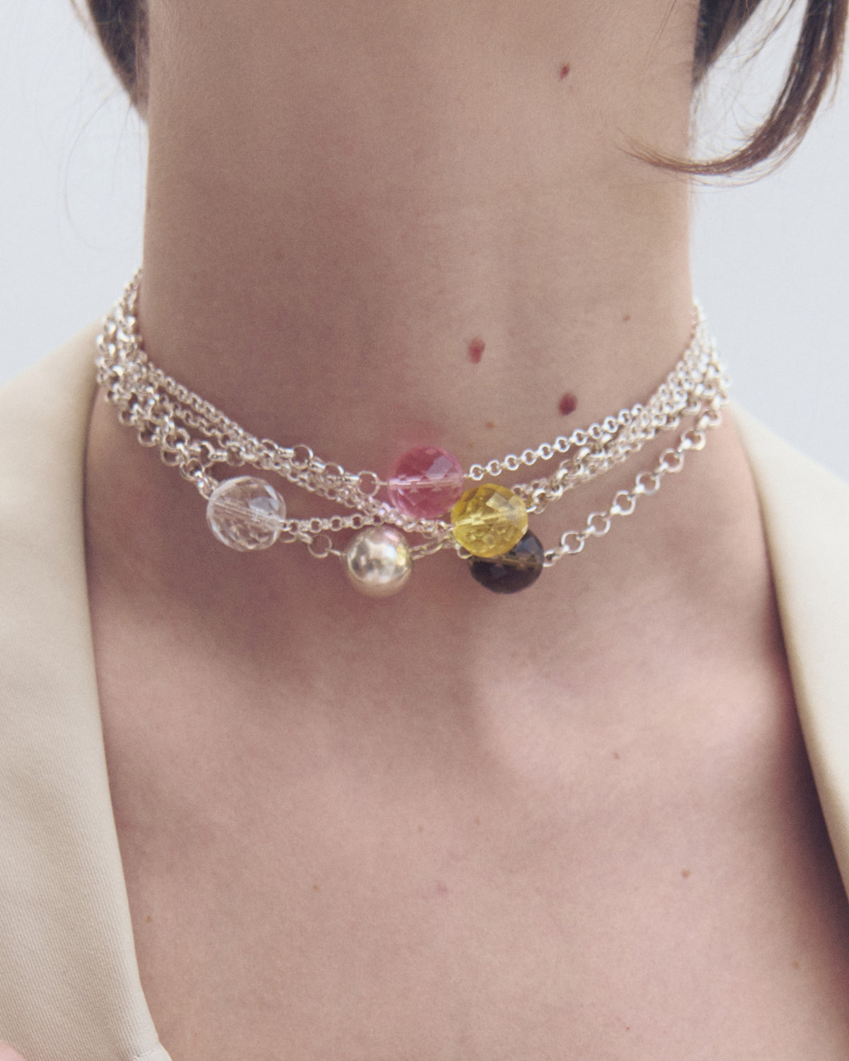 Bisaya Silver Choker