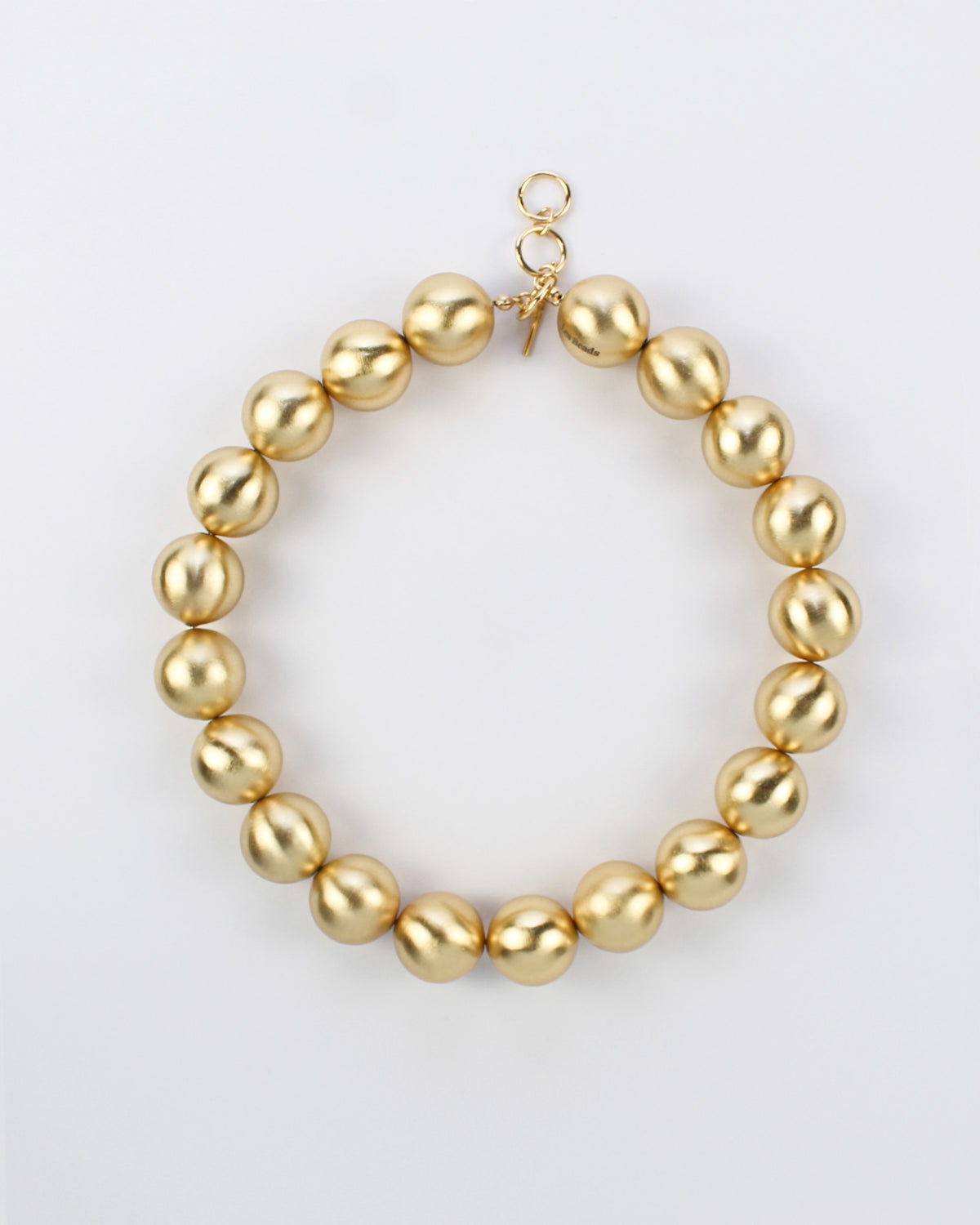 Boac Necklace in Brushed Gold