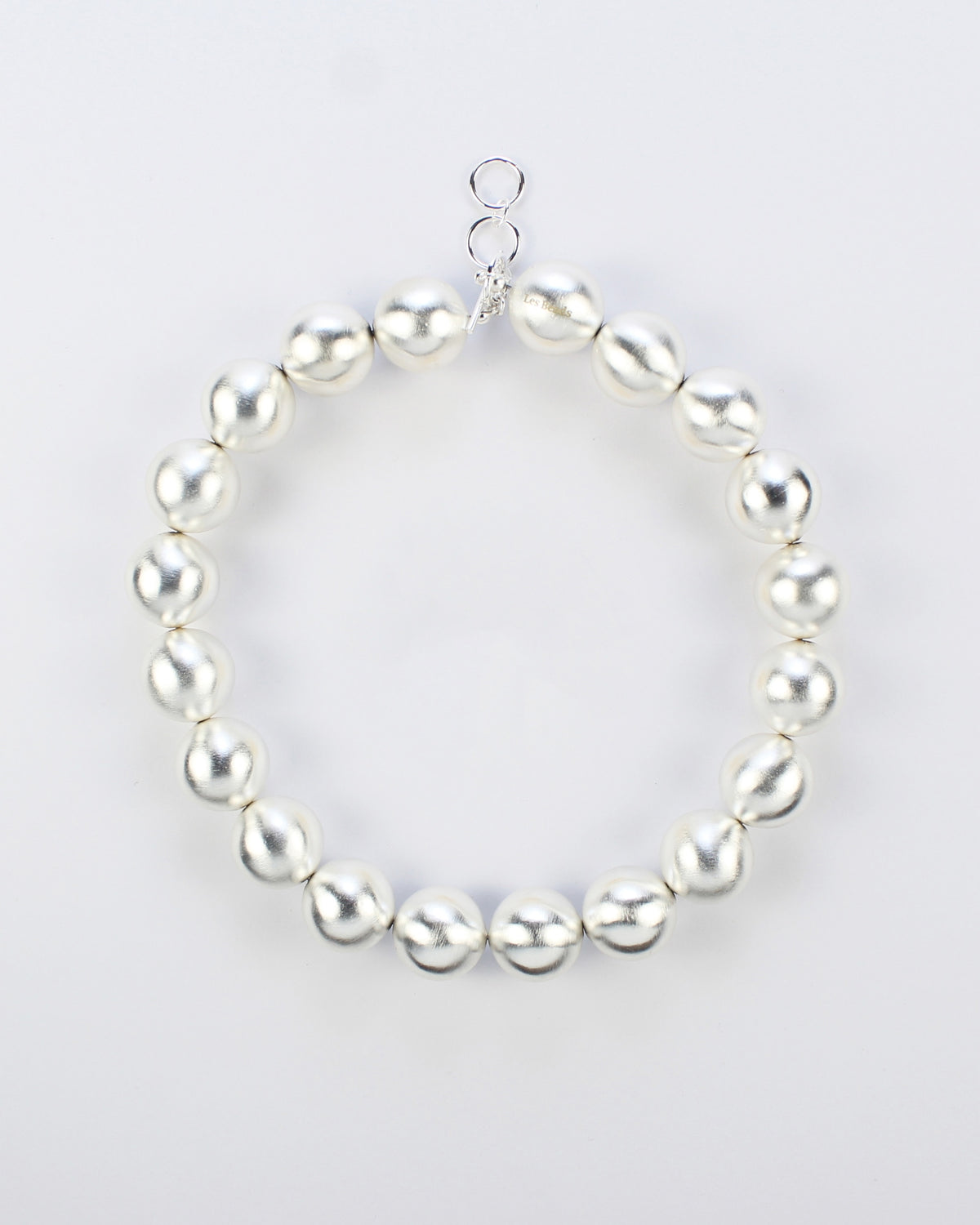 Boac Necklace in Brushed Silver