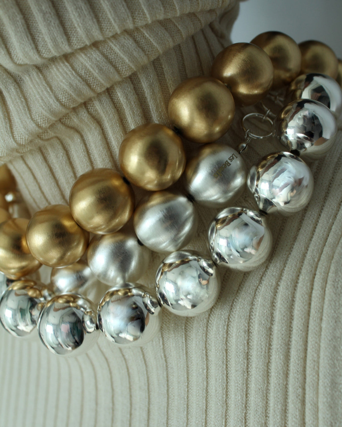 Boac Necklace in Brushed Silver