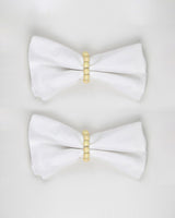 Crystal Napkin Ring in Cream