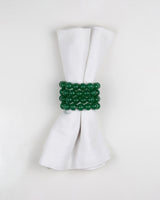 Crystal Napkin Ring in Green