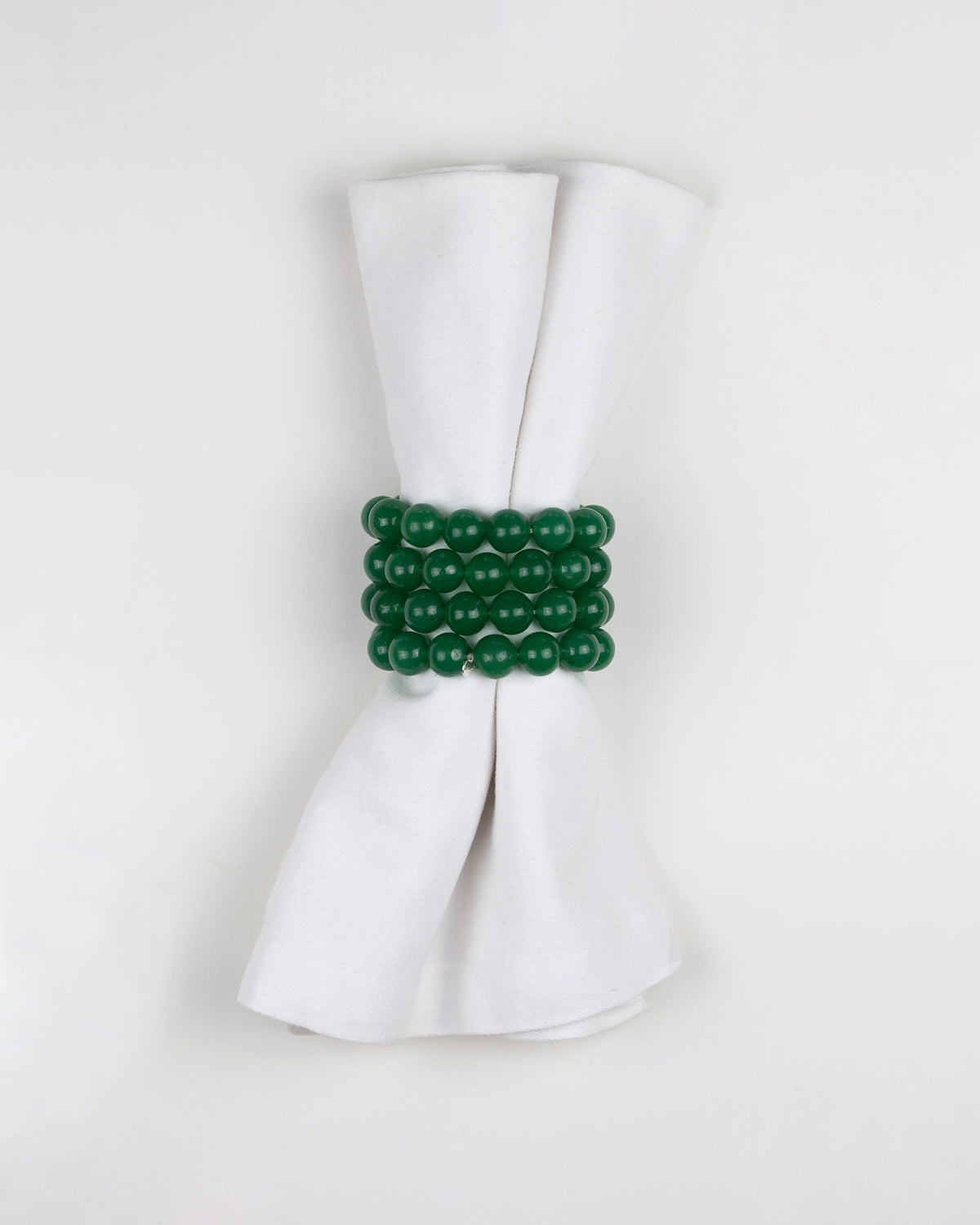 Crystal Napkin Ring in Green