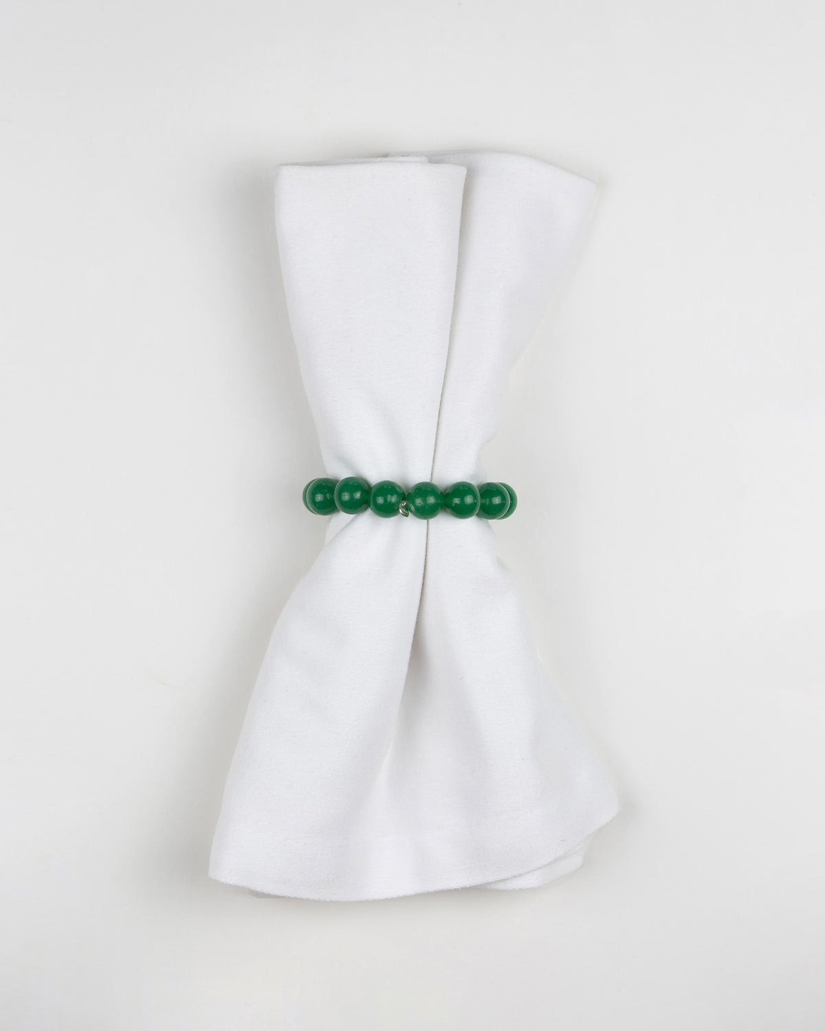 Crystal Napkin Ring in Green