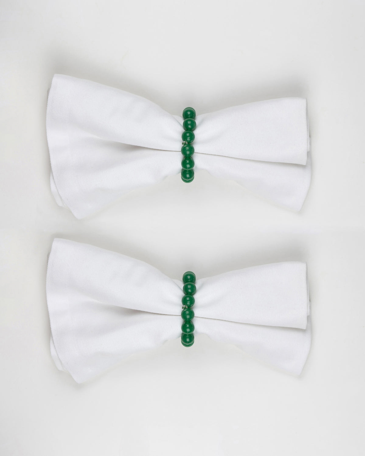 Crystal Napkin Ring in Green