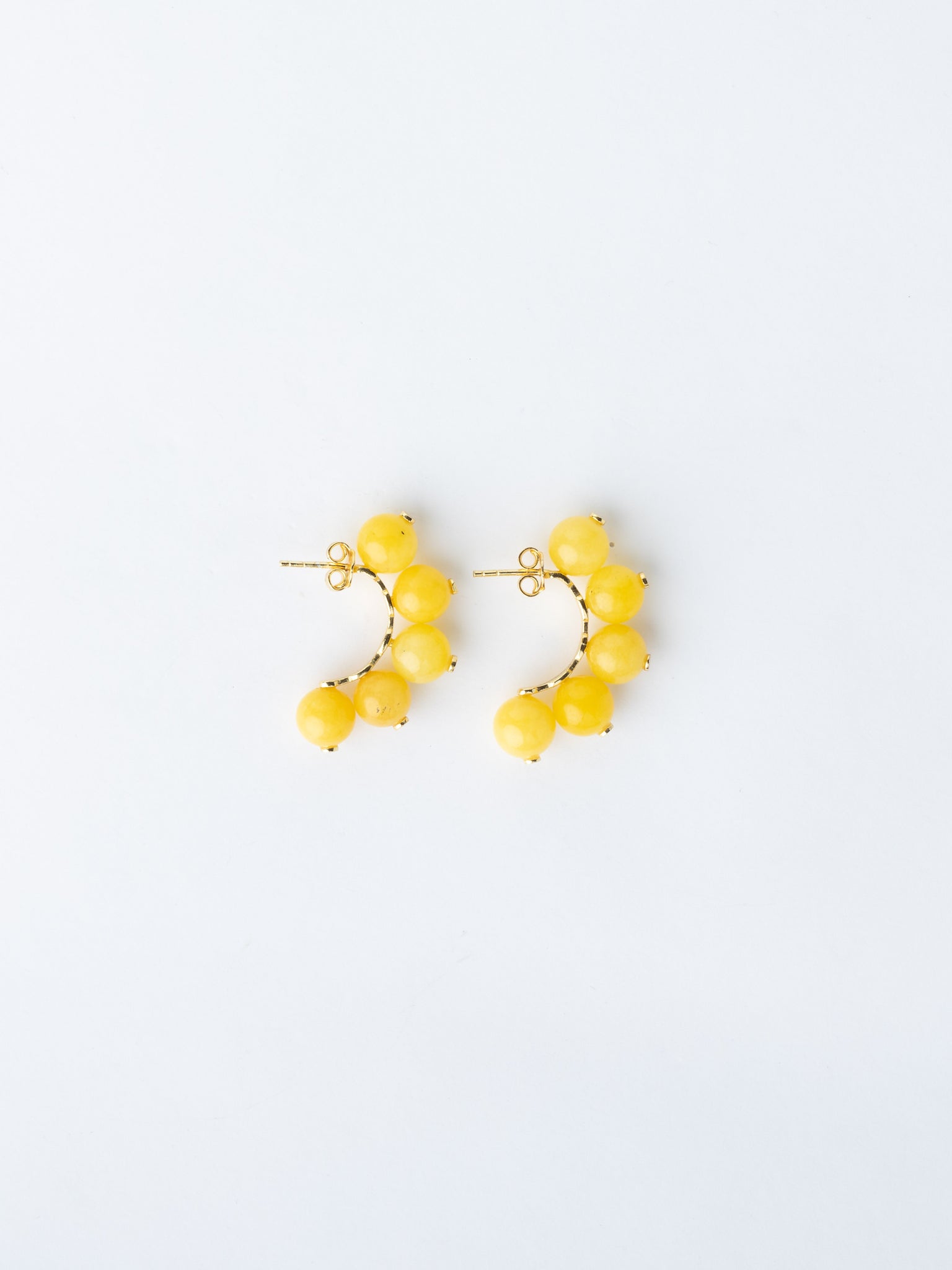Pendientes de Jade Seribu - Amarillo