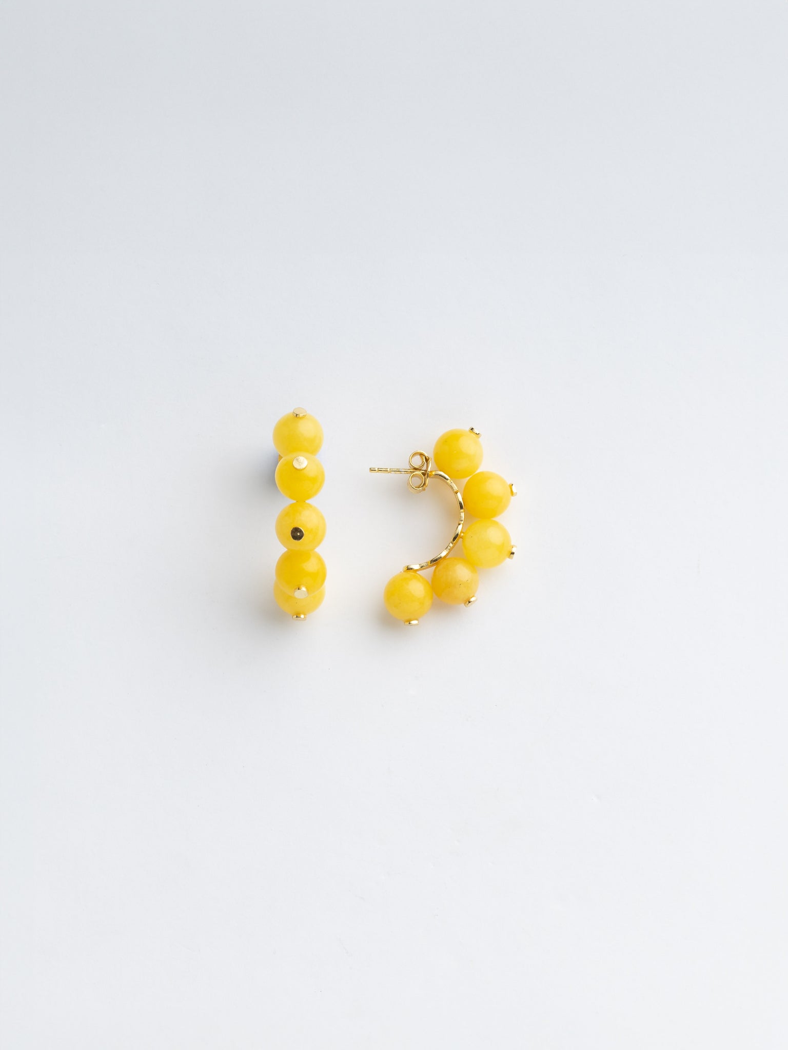Pendientes de Jade Seribu - Amarillo