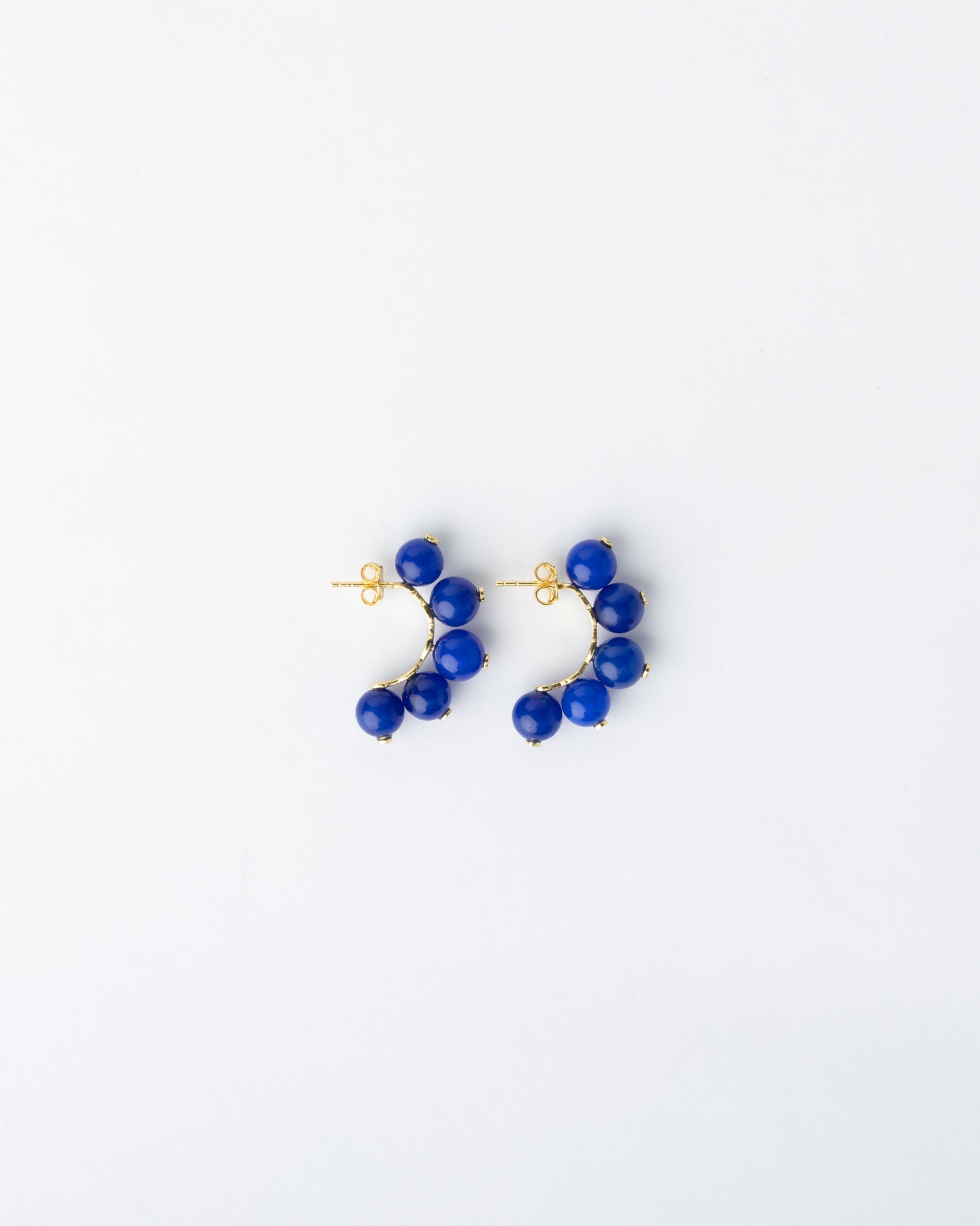 Pendientes Seribu Jade - Azul Cobalto