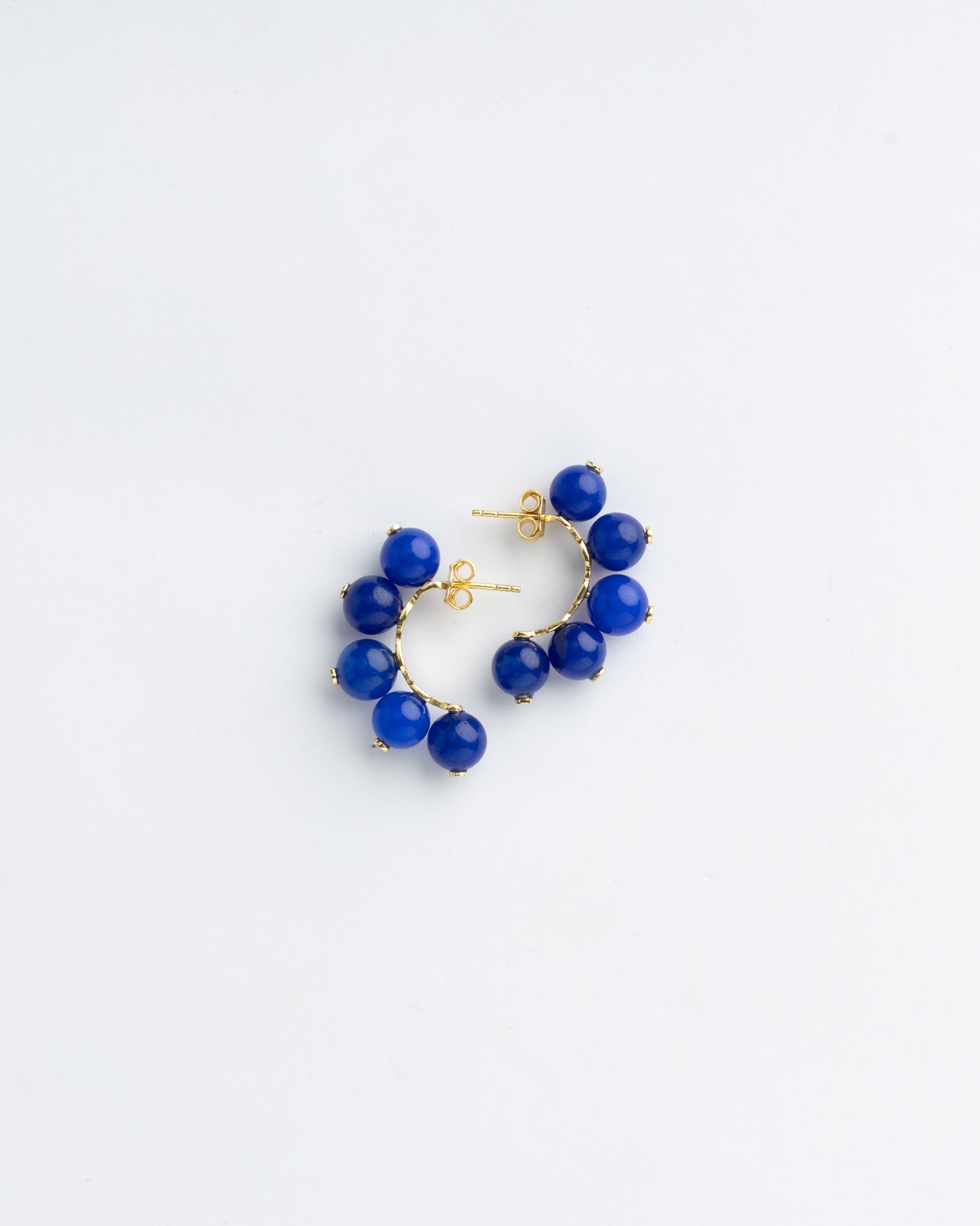 Seribu Jade Earrings - Cobalt Blue