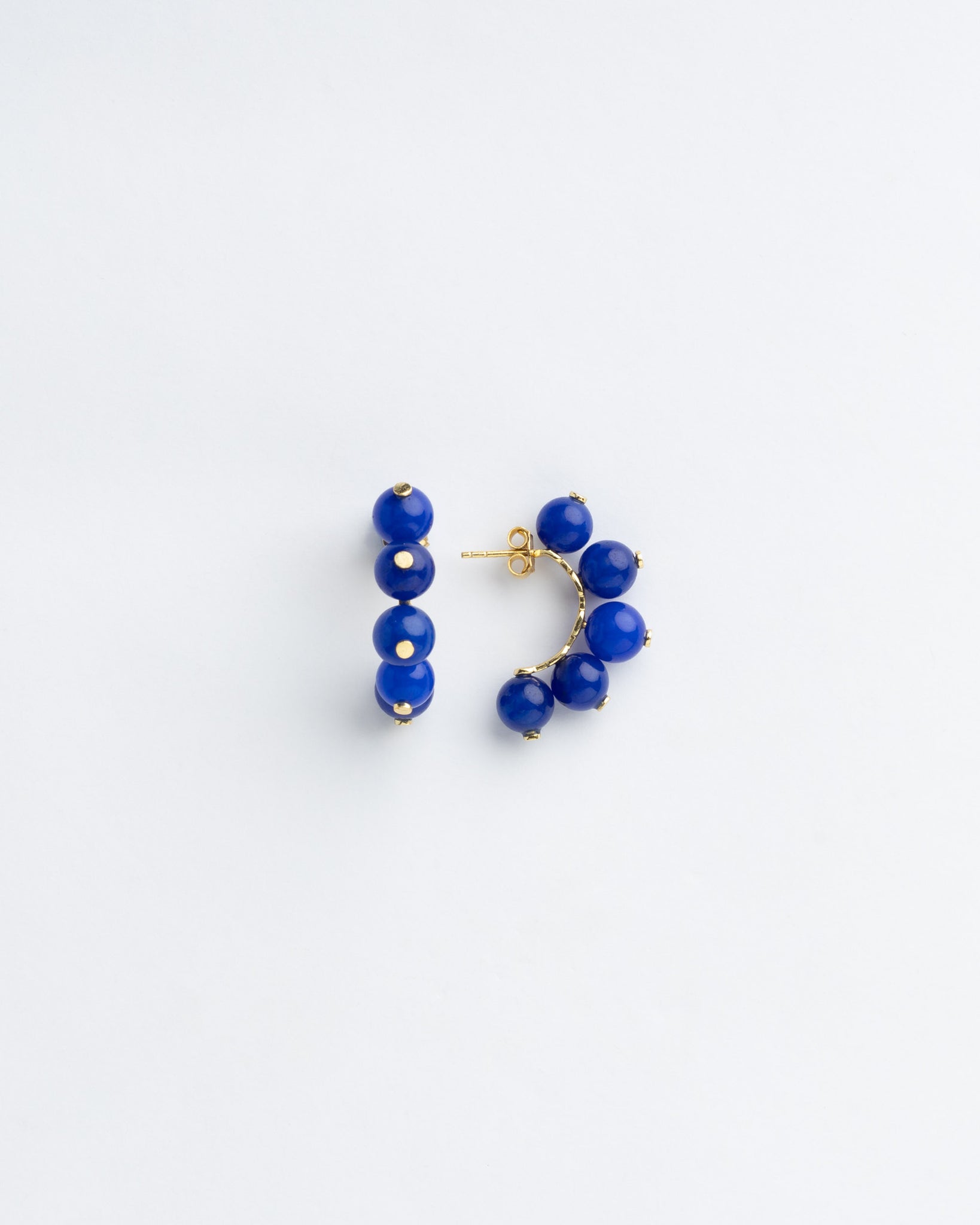 Pendientes Seribu Jade - Azul Cobalto