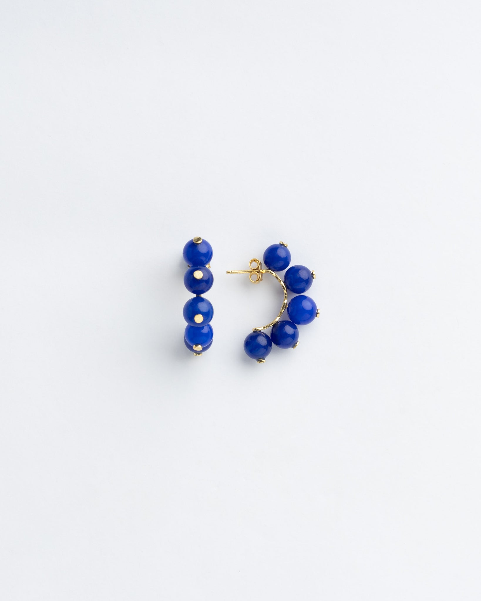 Seribu Jade Earrings - Cobalt Blue