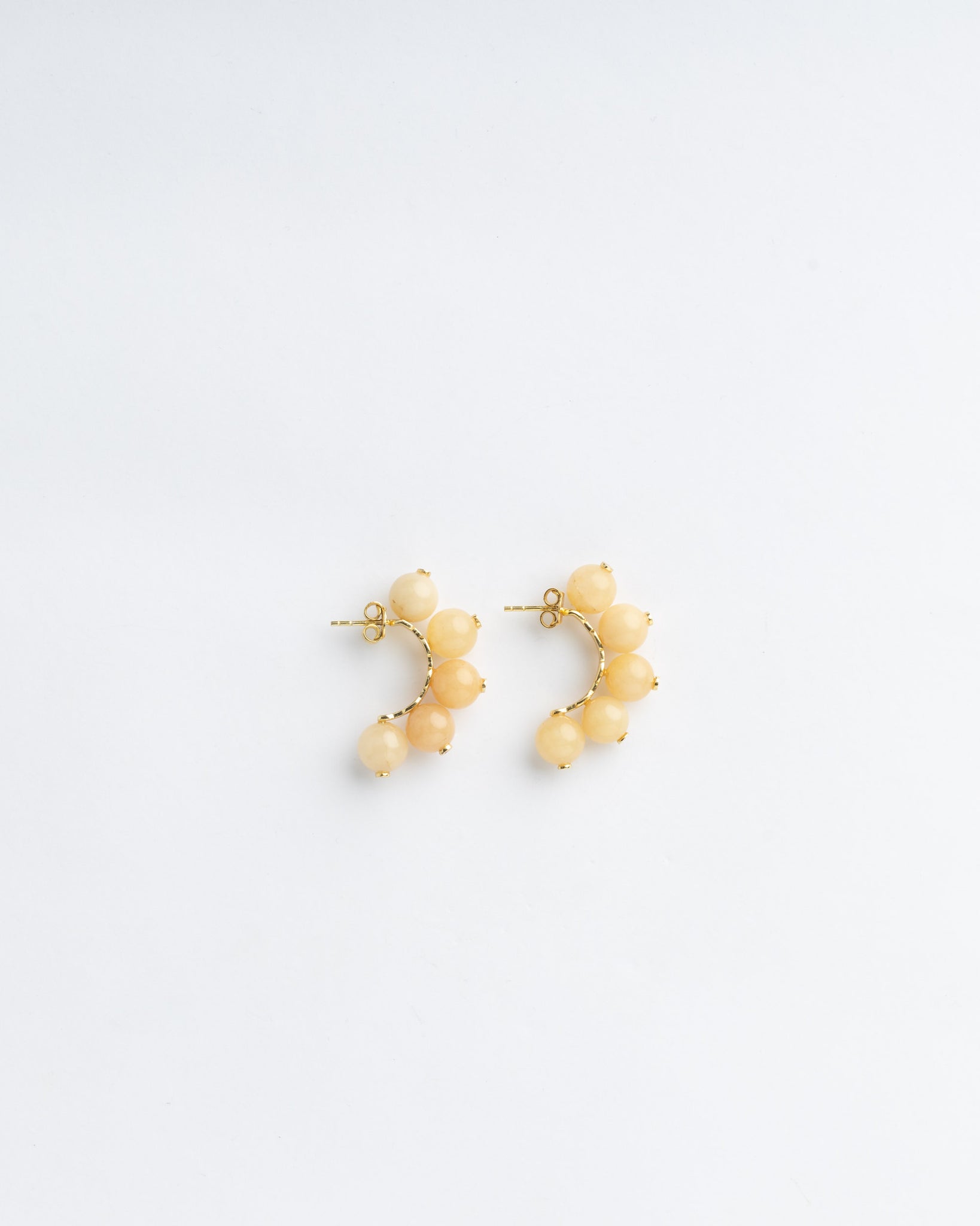 Seribu Jade Earrings - Beige