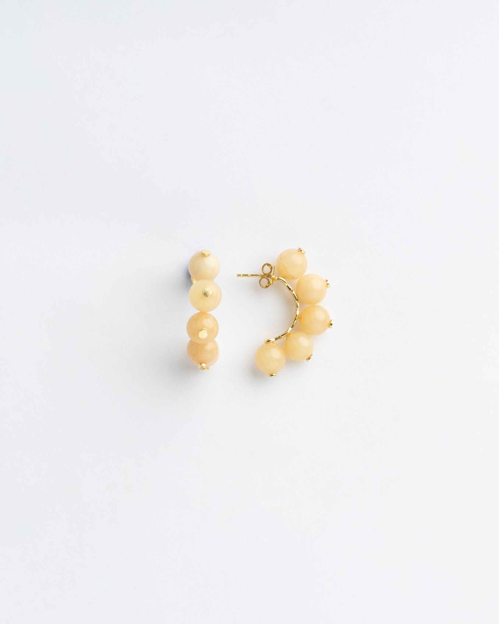 Seribu Jade Earrings - Beige