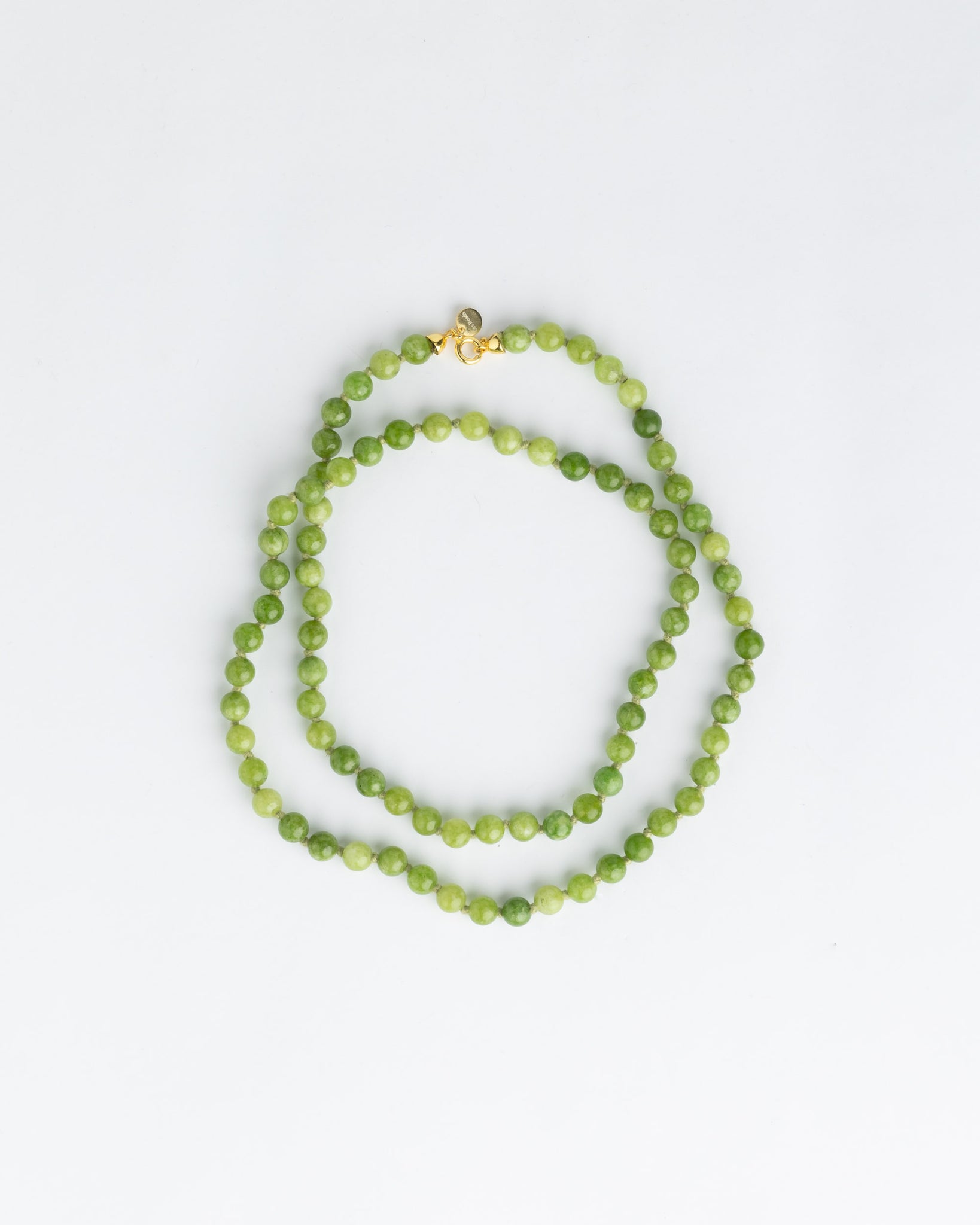 Seribu Jade Long Necklace -  Green