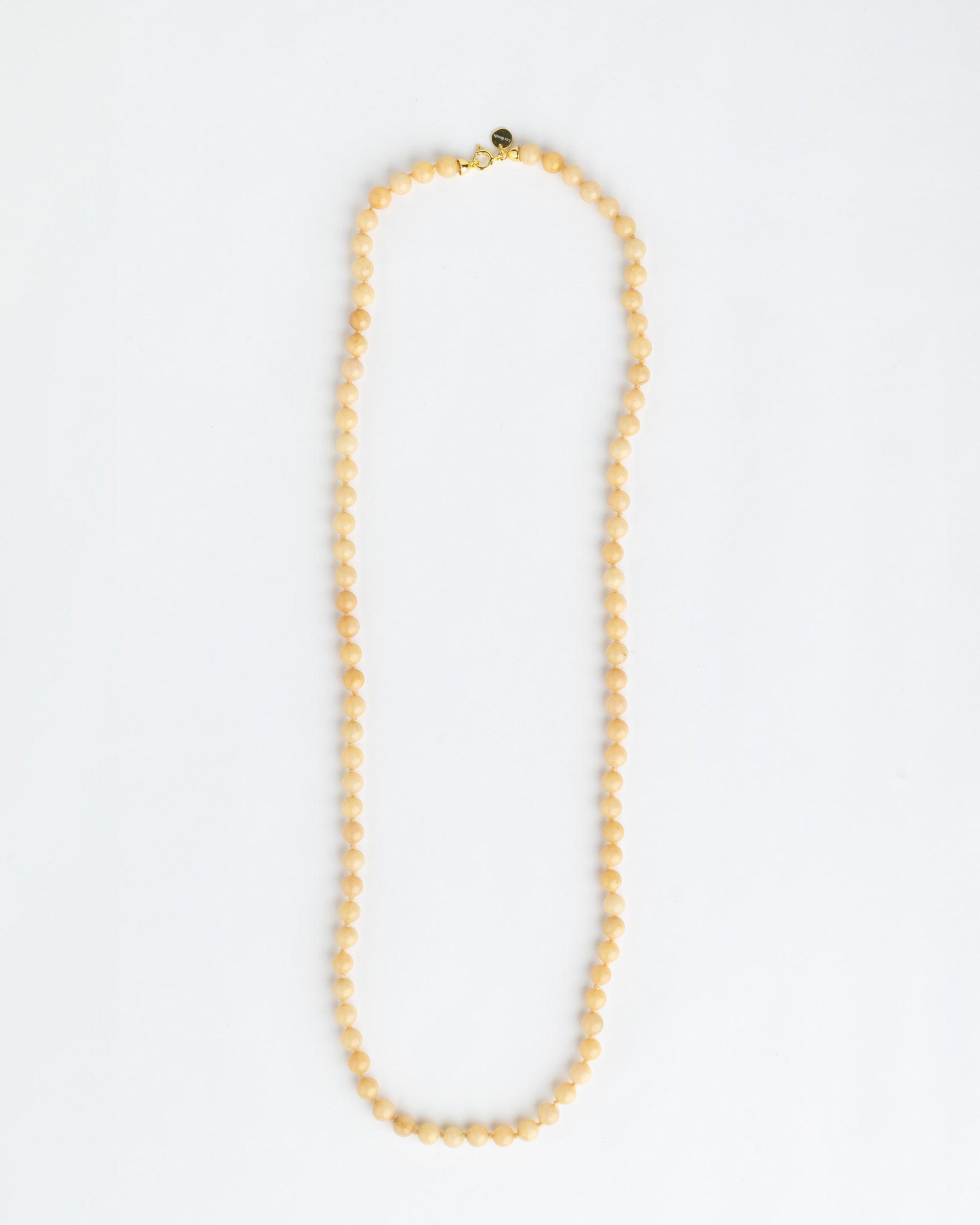 Seribu Jade Long Necklace - Beige