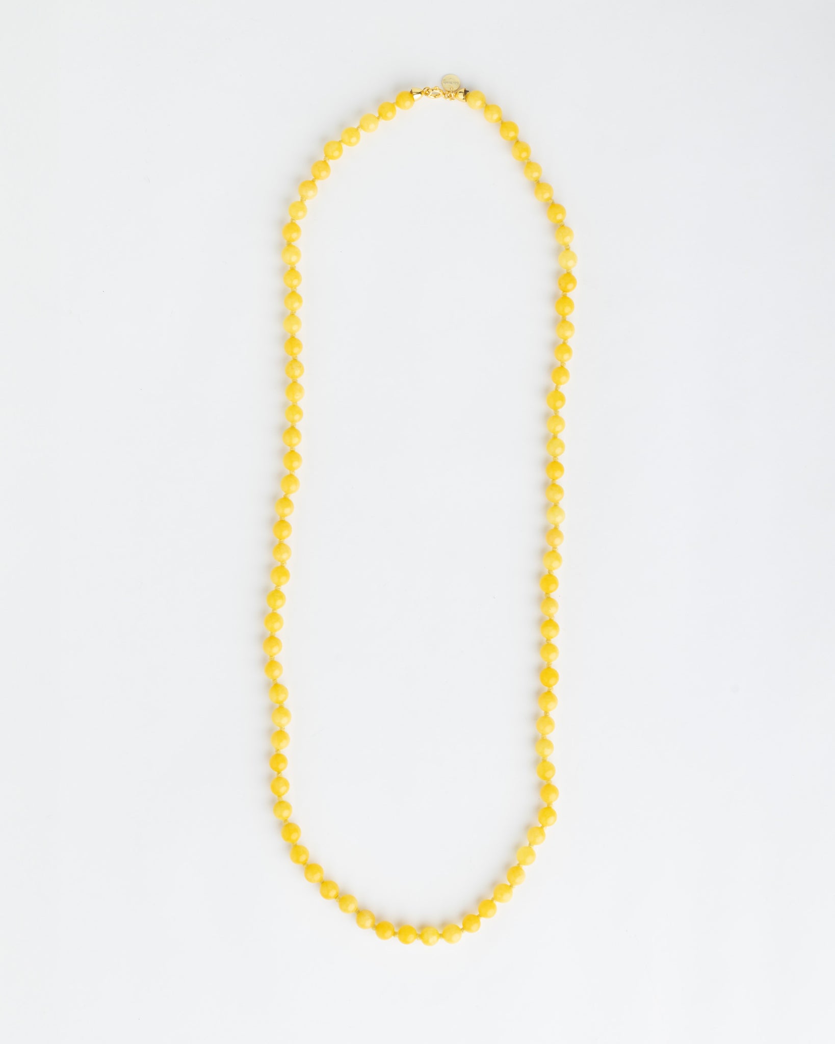 Collar Largo Seribu Jade - Amarillo