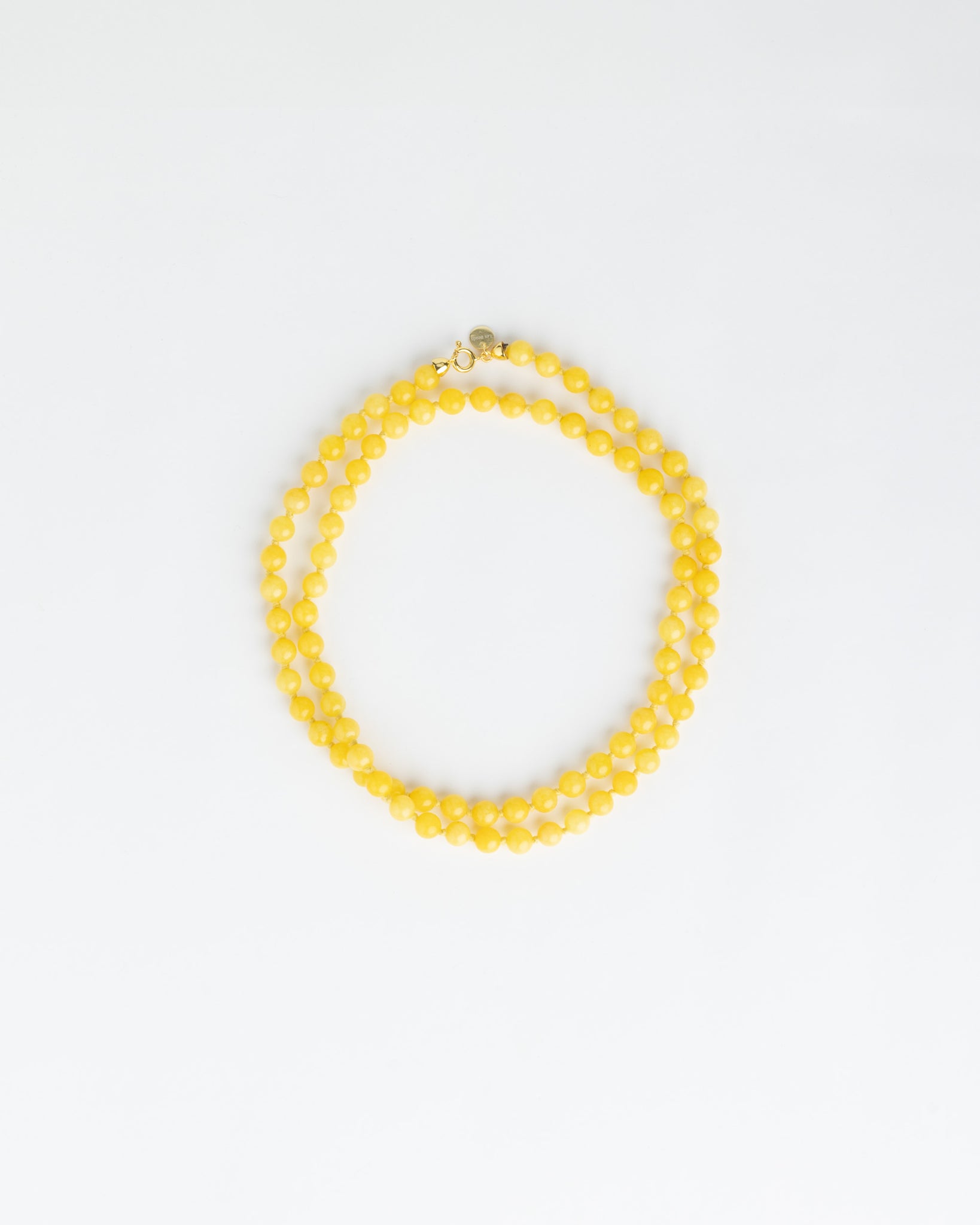 Seribu Jade Long Necklace - Yellow