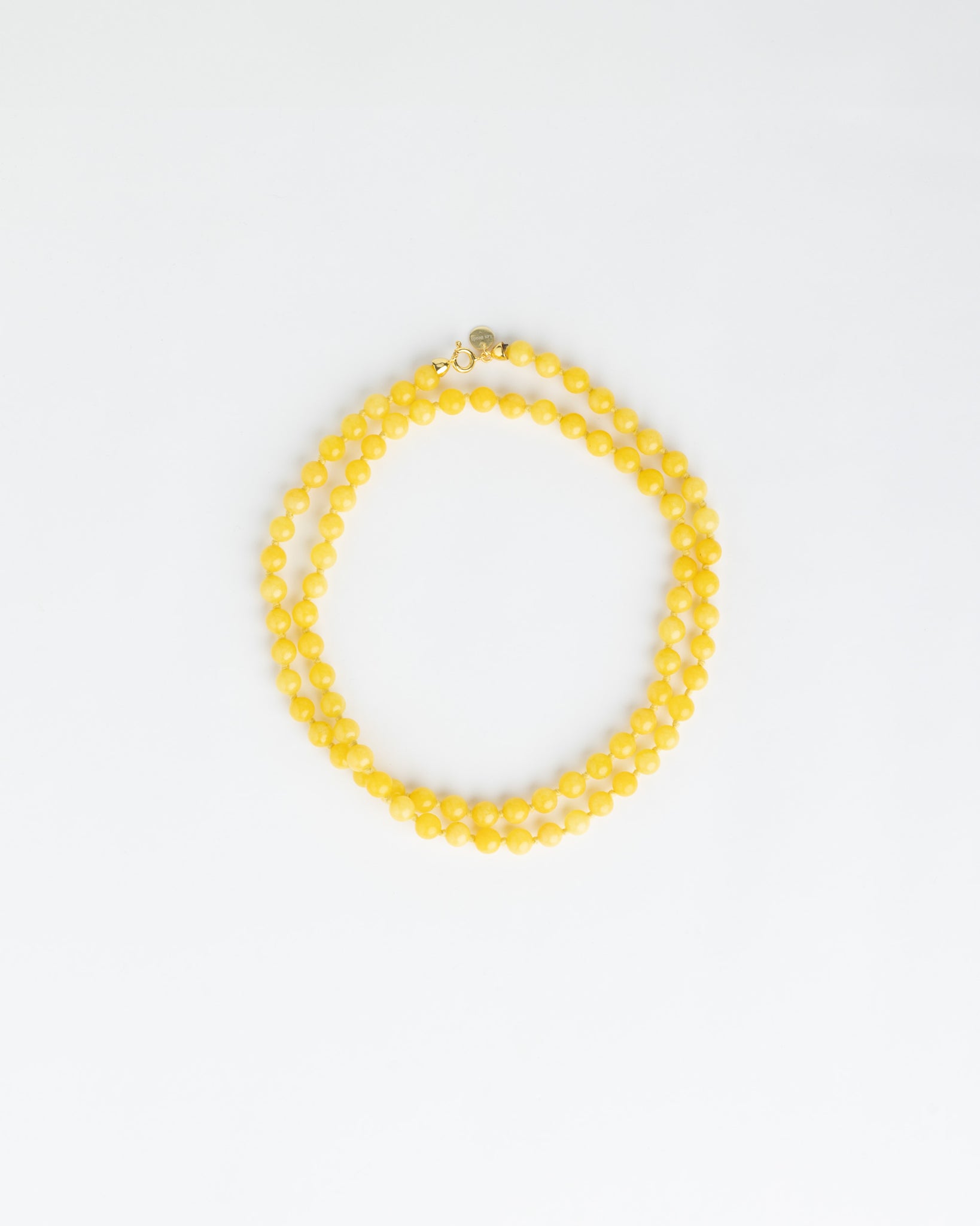 Collar Largo Seribu Jade - Amarillo