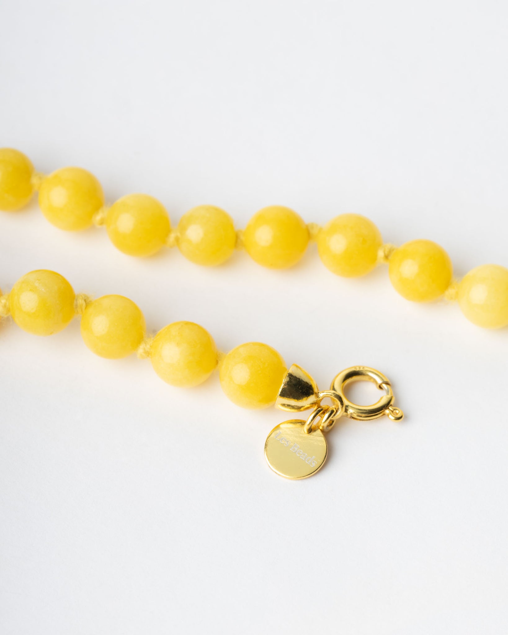 Seribu Jade Long Necklace - Yellow