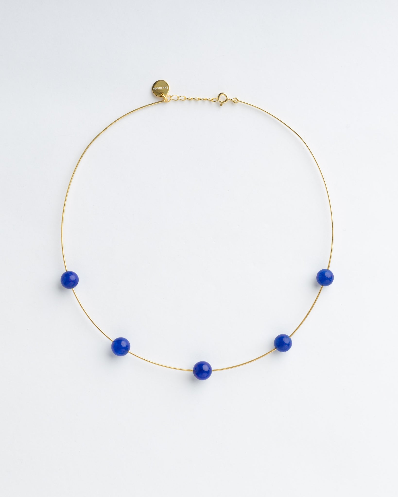 Seribu Jade Choker - Cobalt Blue