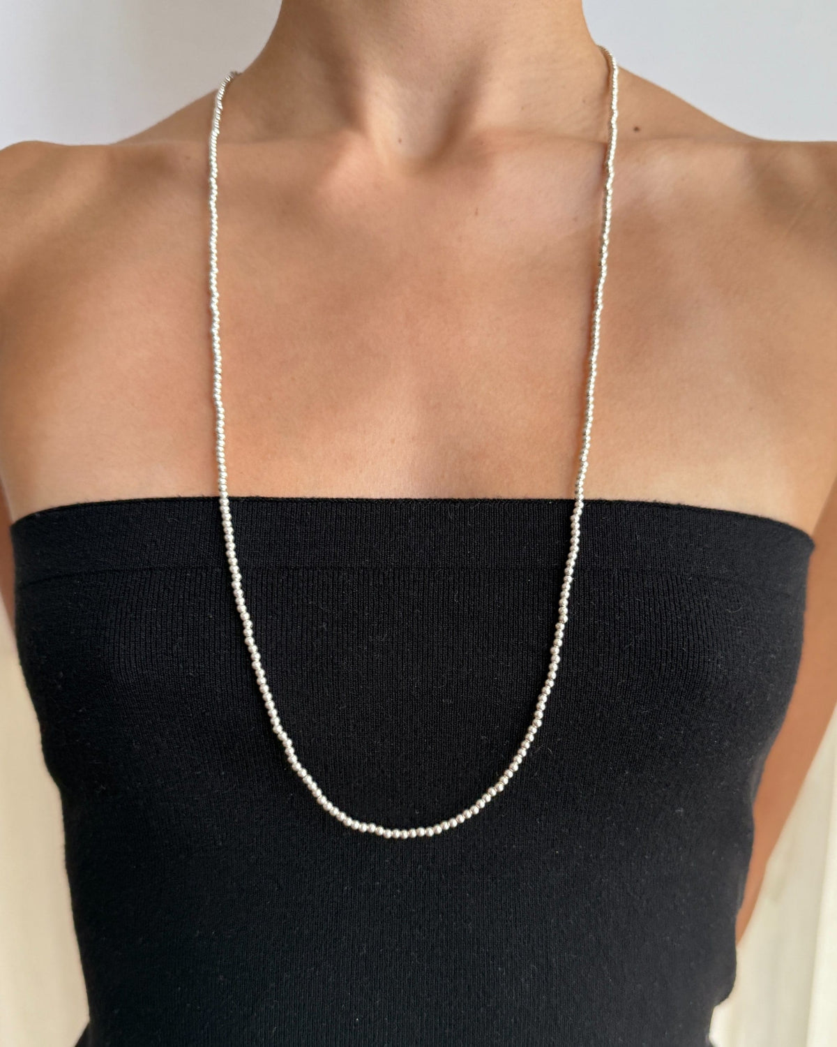 Sangir Silver Double Necklace