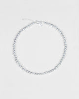 Obi Silver Beads Necklace