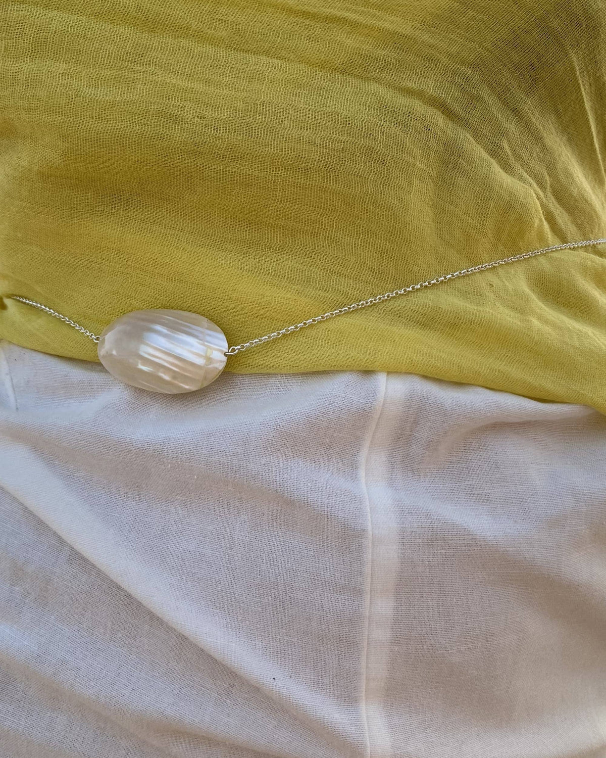 Obira Silver Double Necklace & Belt