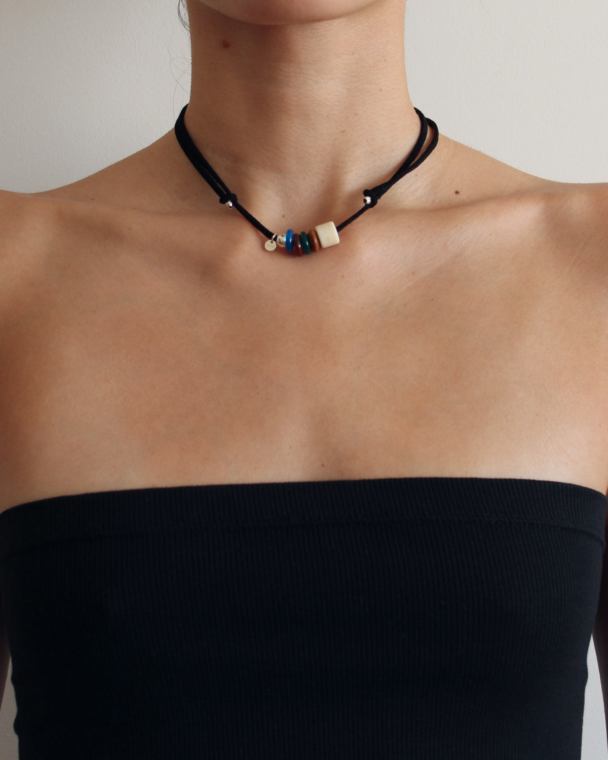 Rhodes Suede Necklace