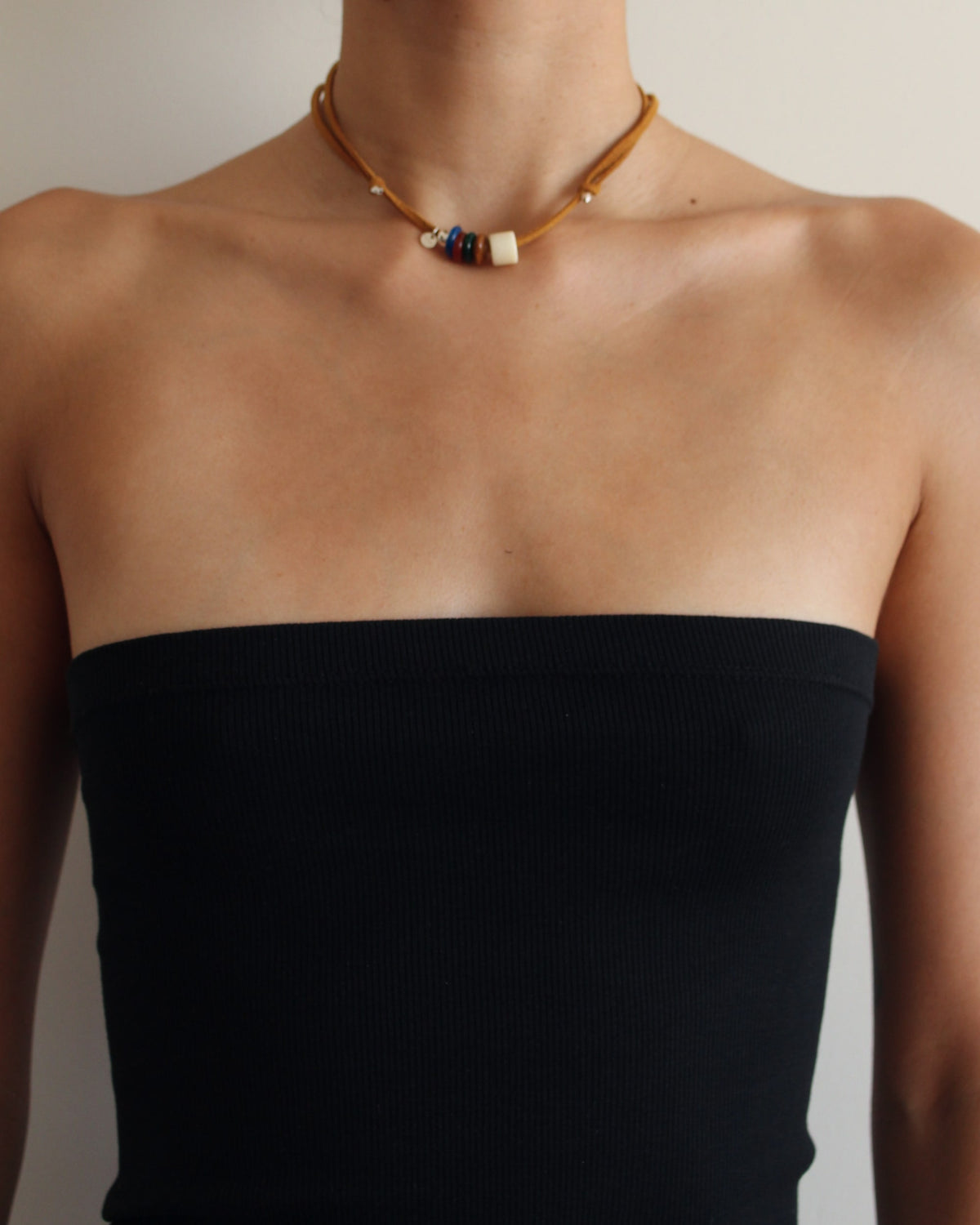 Rhodes Suede Necklace
