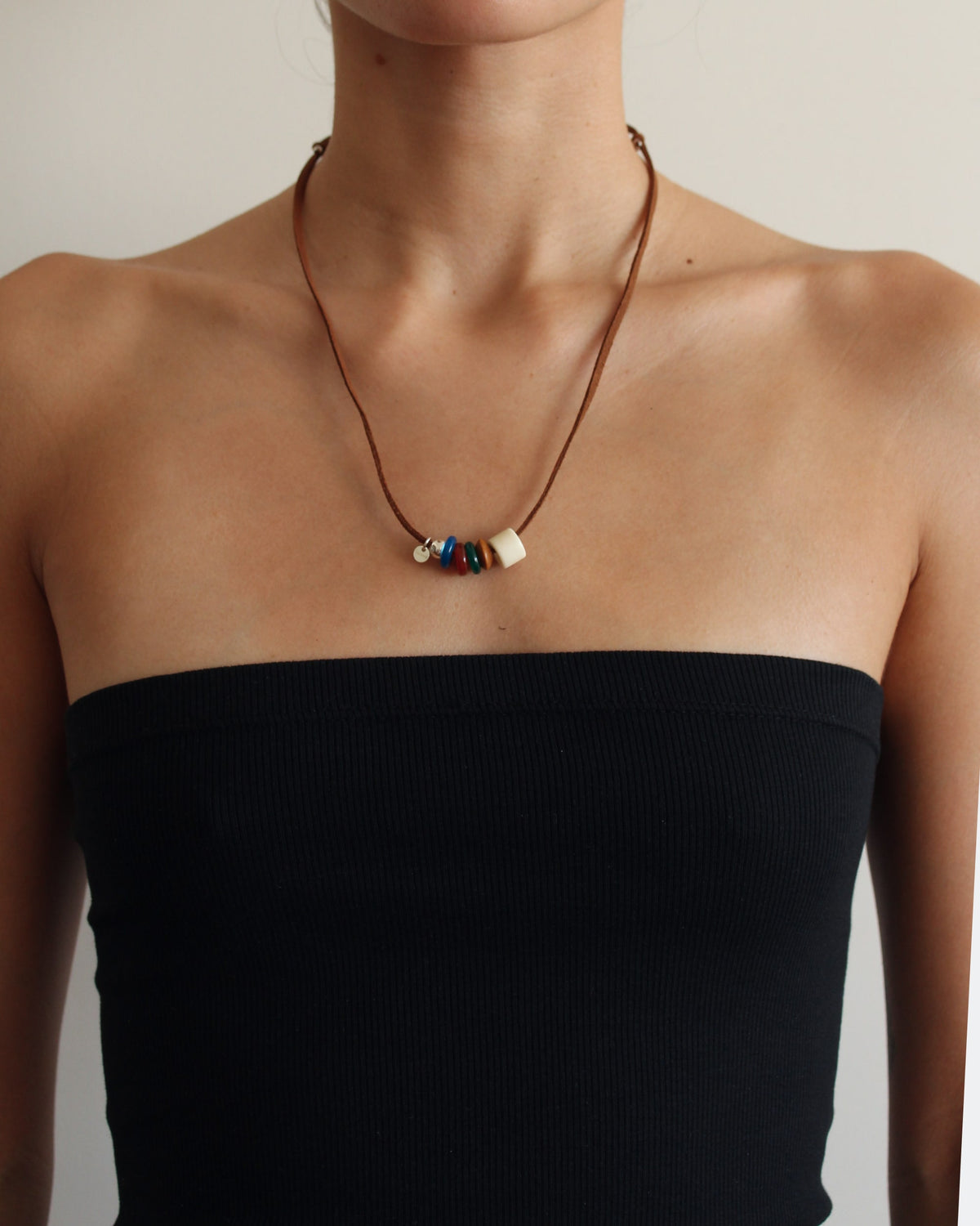 Rhodes Suede Necklace