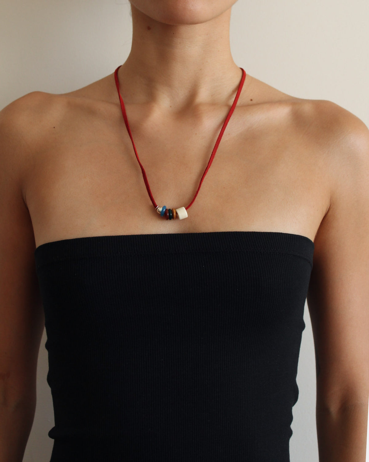 Rhodes Suede Necklace