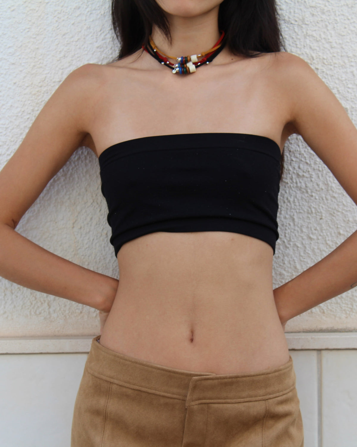Rhodes Suede Necklace