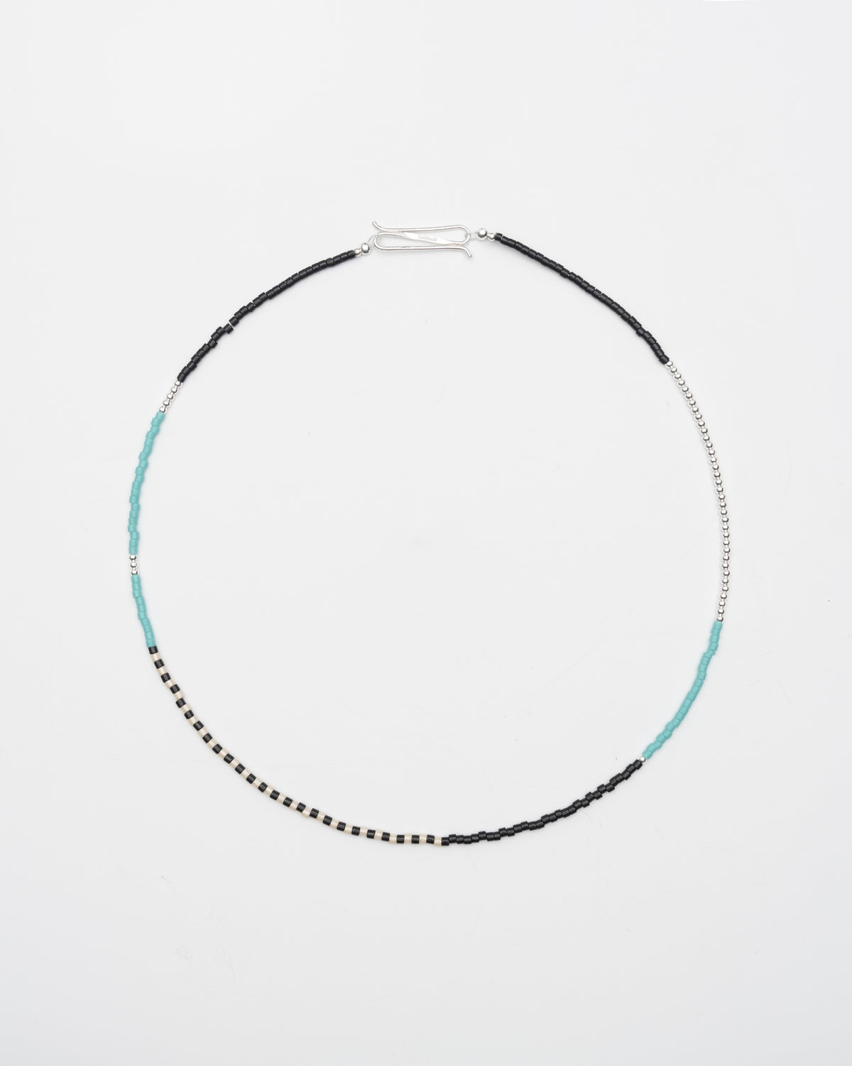 Nonoc Asymmetric Silver Necklace