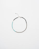 Asymmetric Silver Anklet