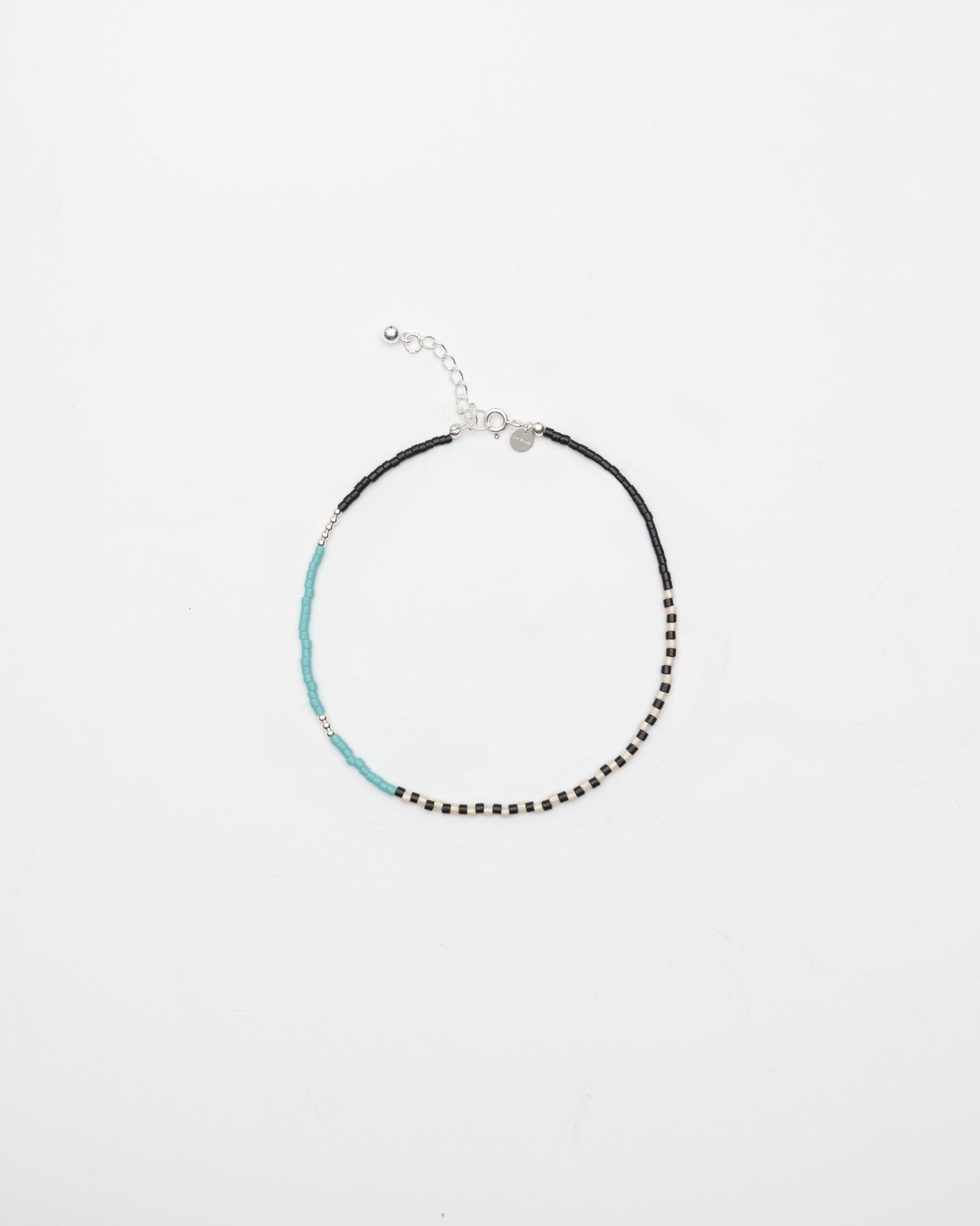 Nonoc Asymmetric Silver Anklet
