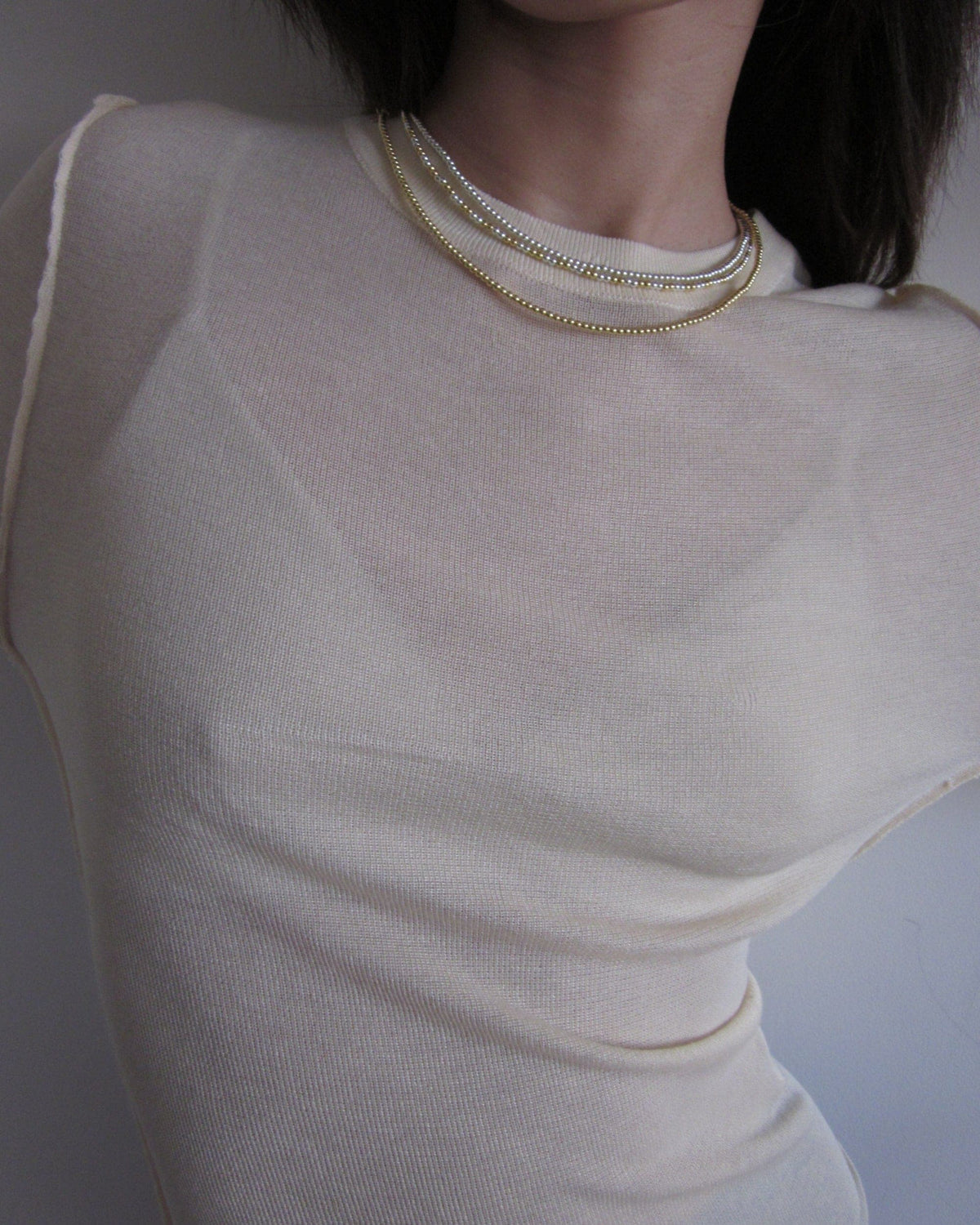 Sangir Silver and Gold Necklace