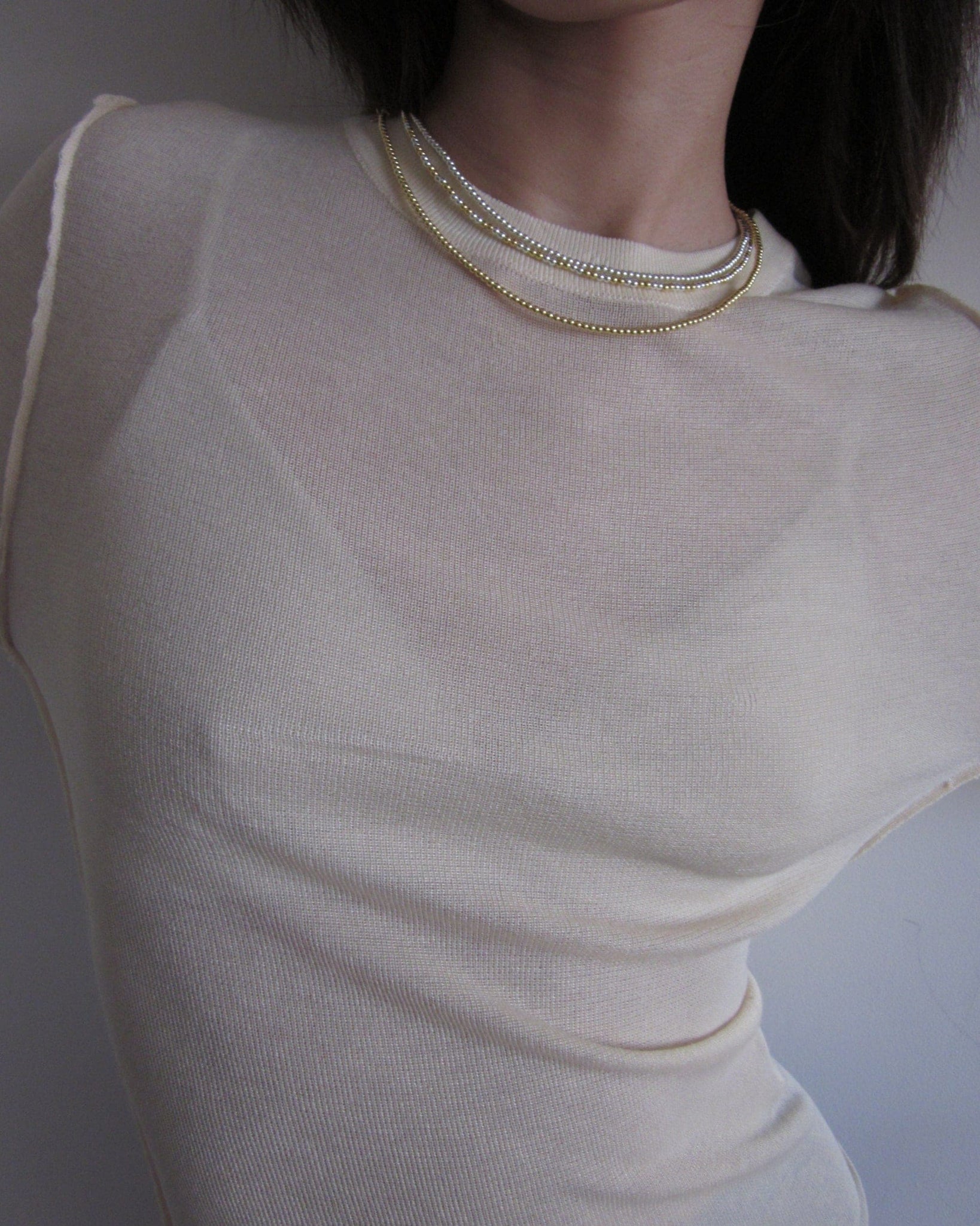 Sangir Silver and Gold Necklace