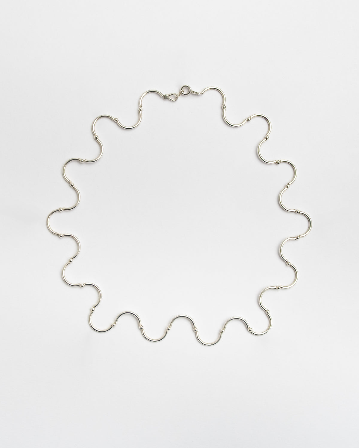 Spires Choker Silver Clear